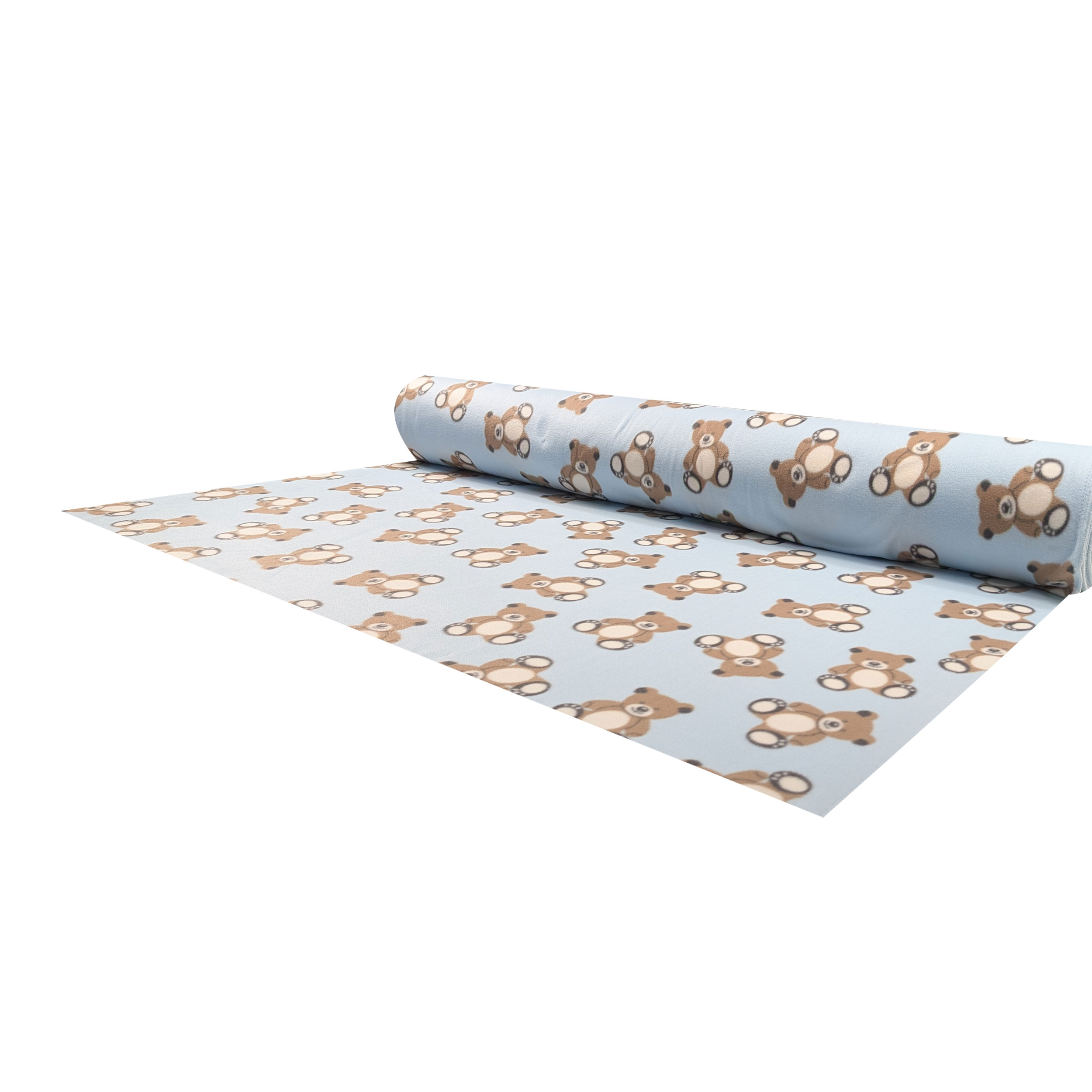 Fleece Bears Blue Background Image