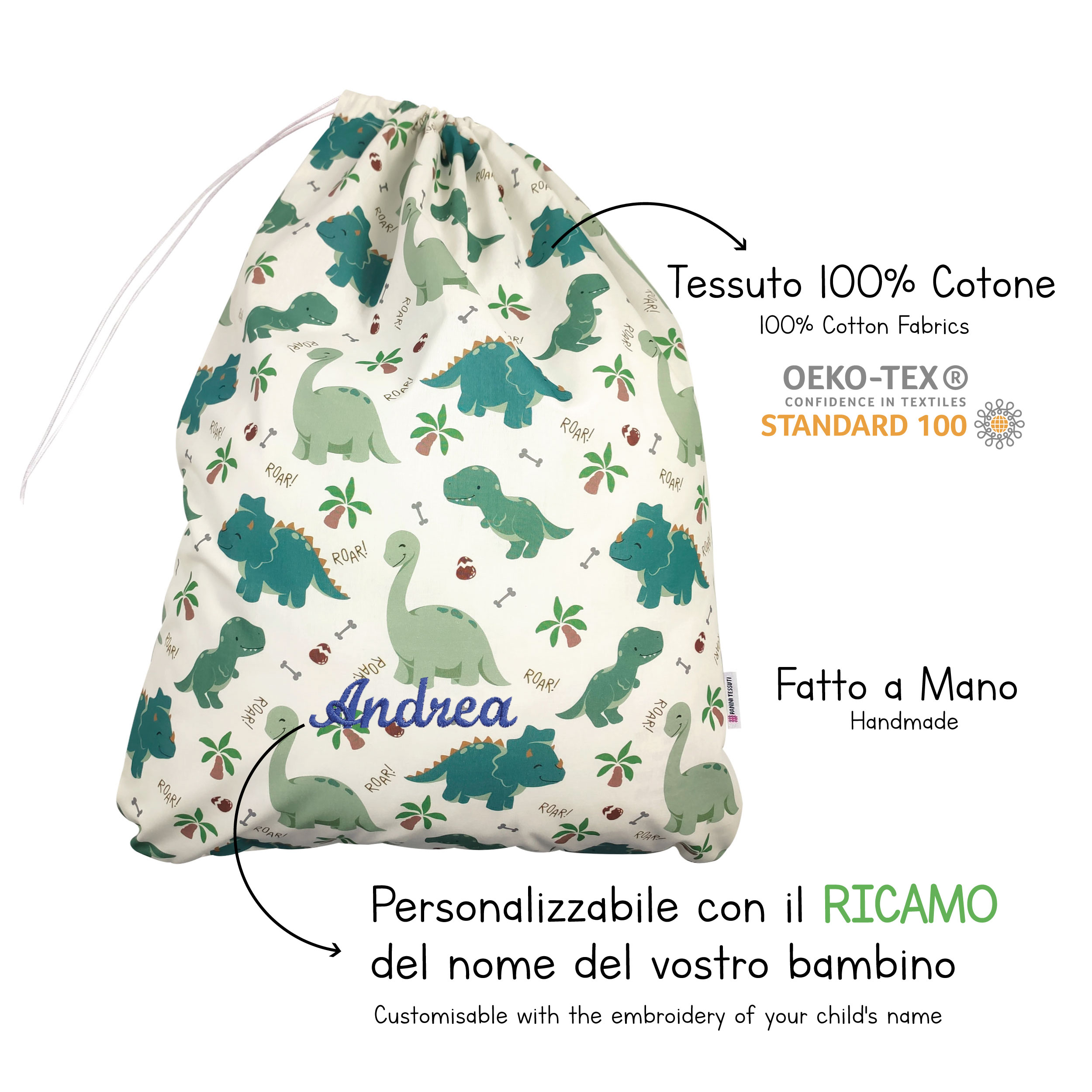 Sac à langer Oursons Fond blanc Image