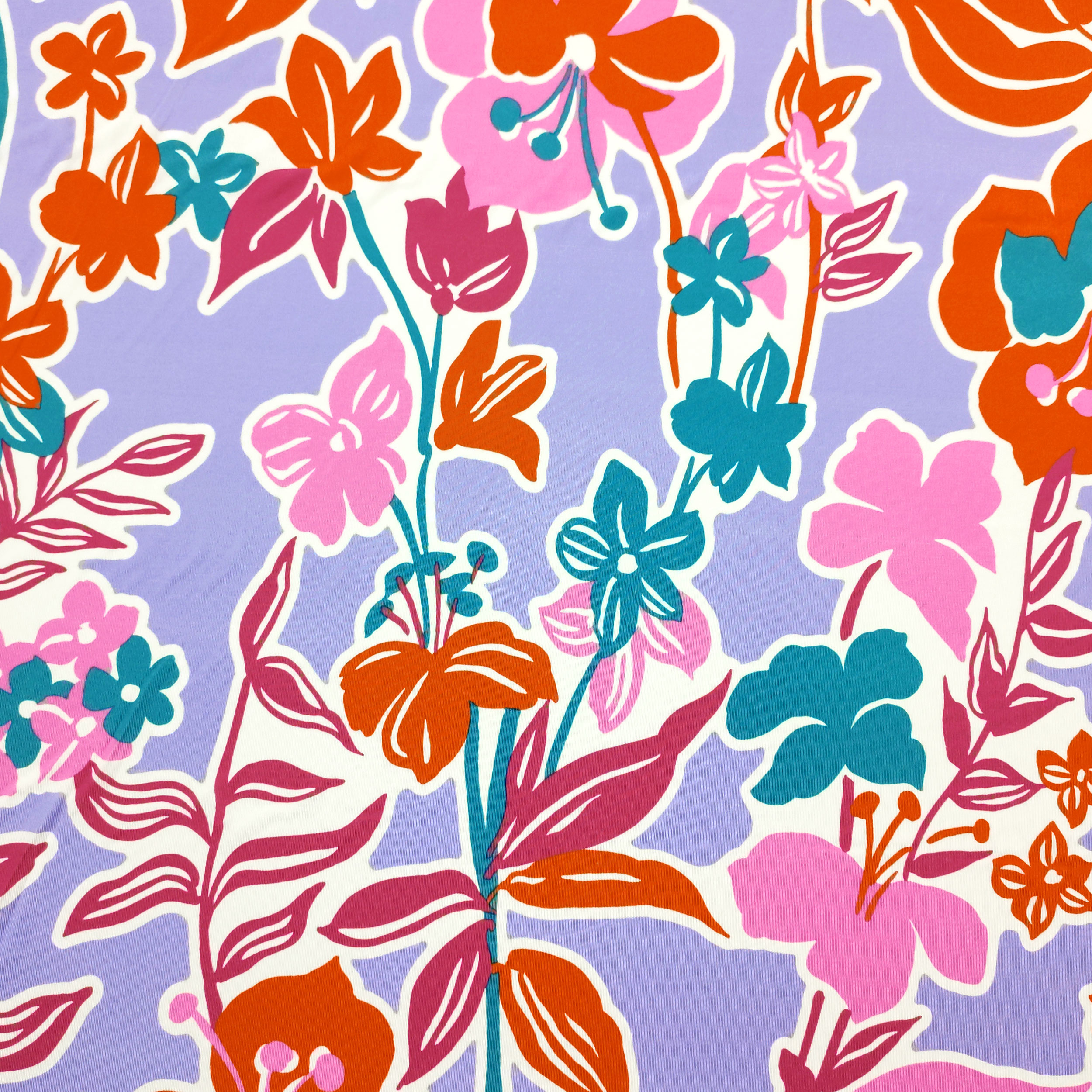 Fashion Viscose Silk Flowers Background Lilac