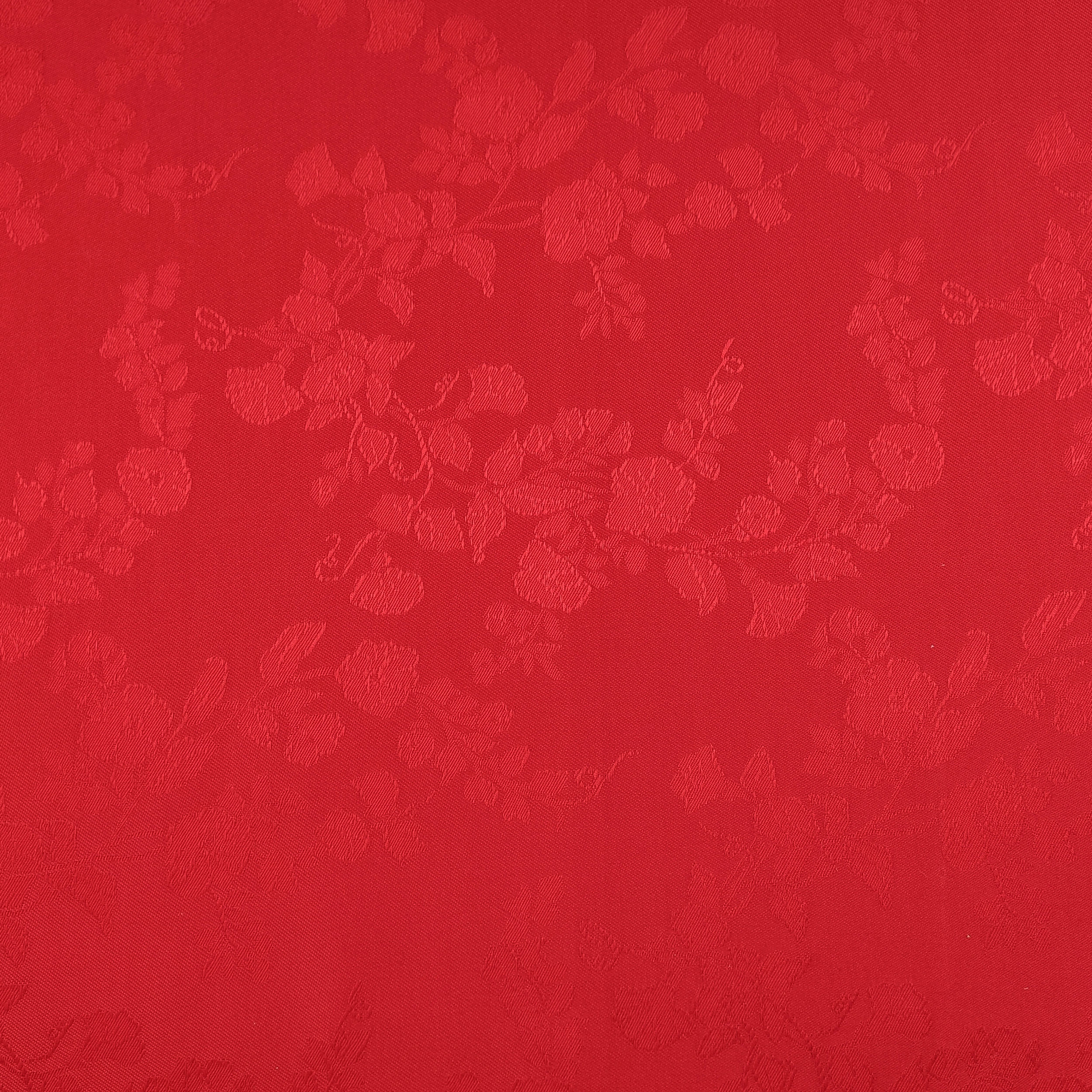 Tissu coton rouge Flanders