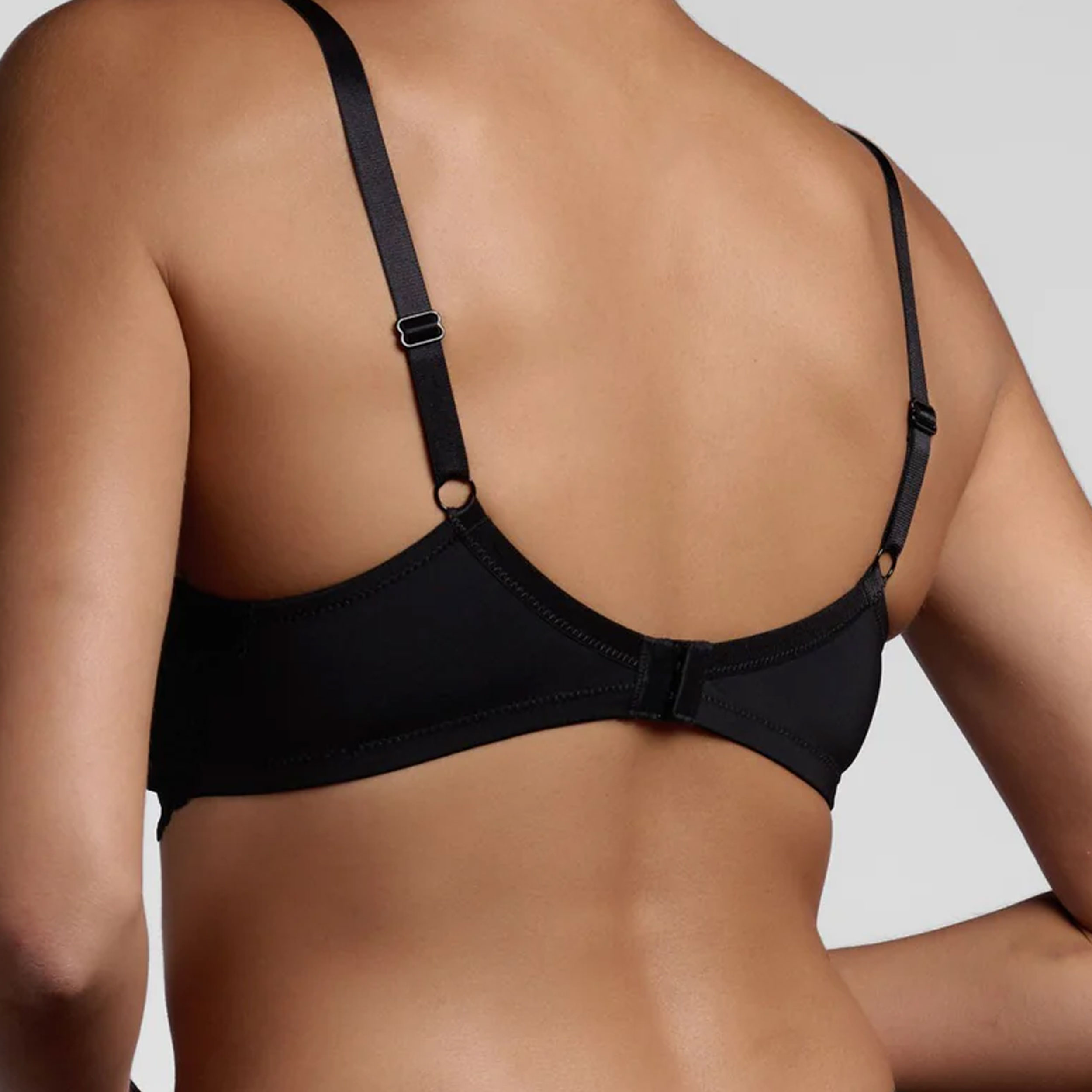 Lepel Balconette Underwired Bra in Black Lace Image