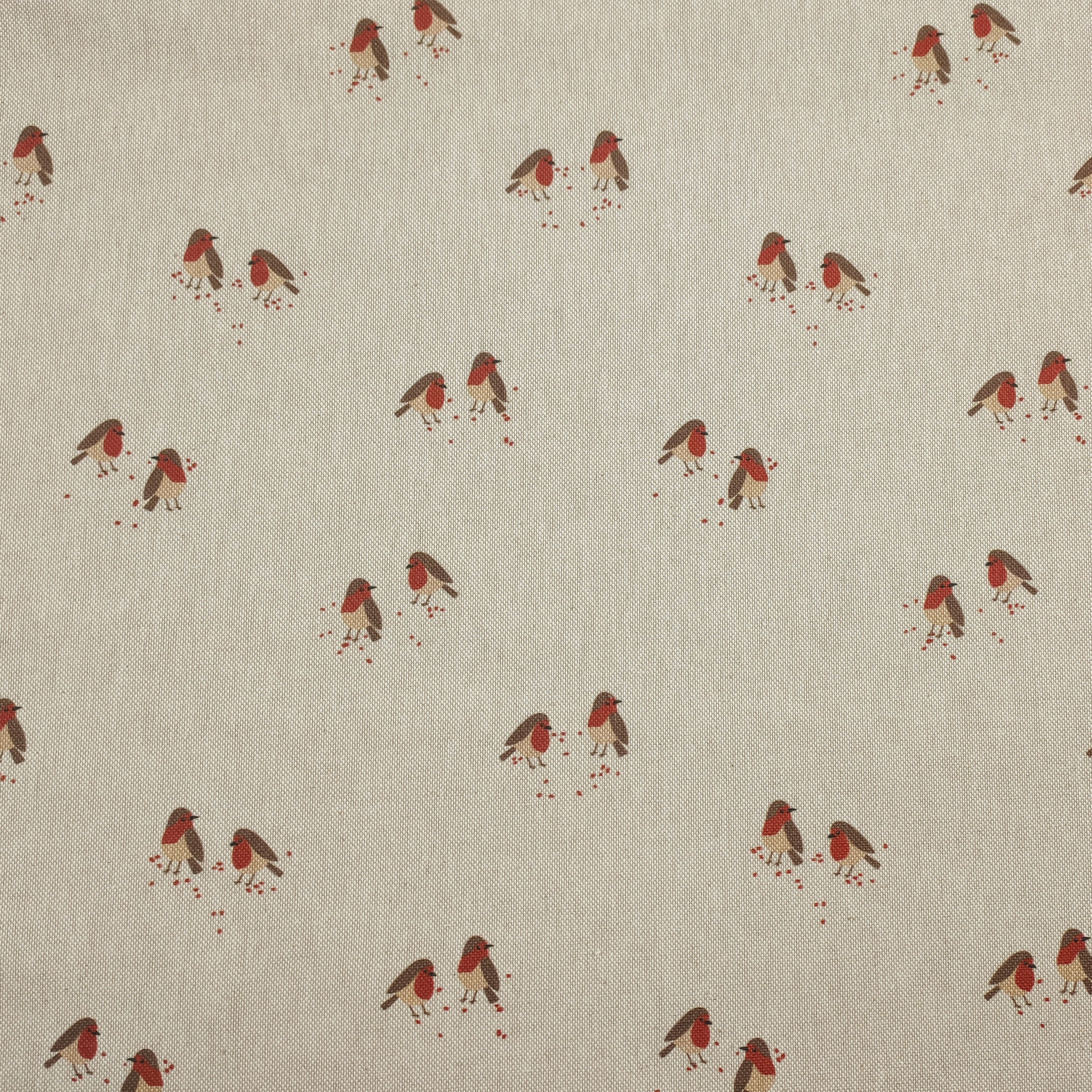 Mixed Cotton Fabric Robins Image