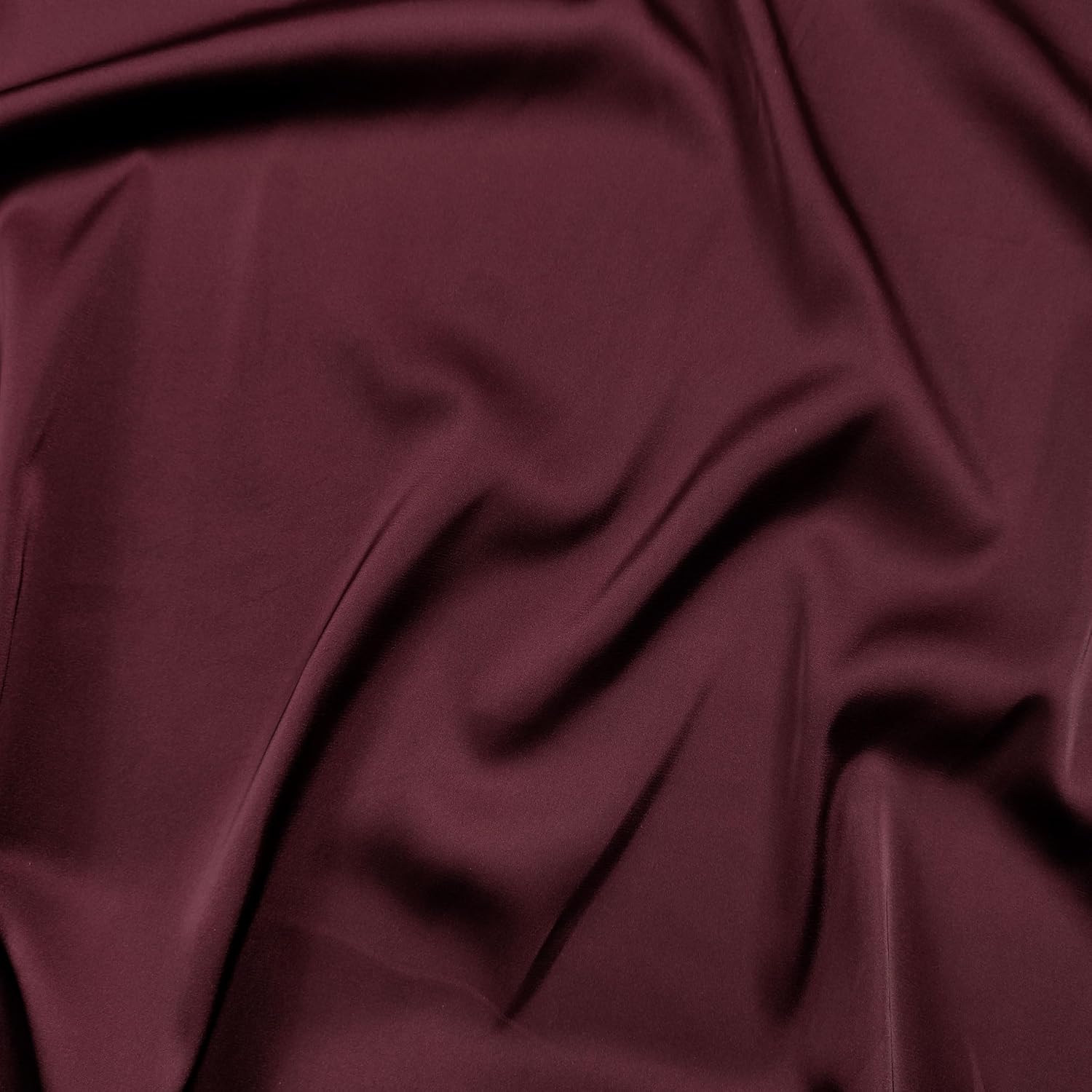 Silky Sateen Stretch Fabric Image