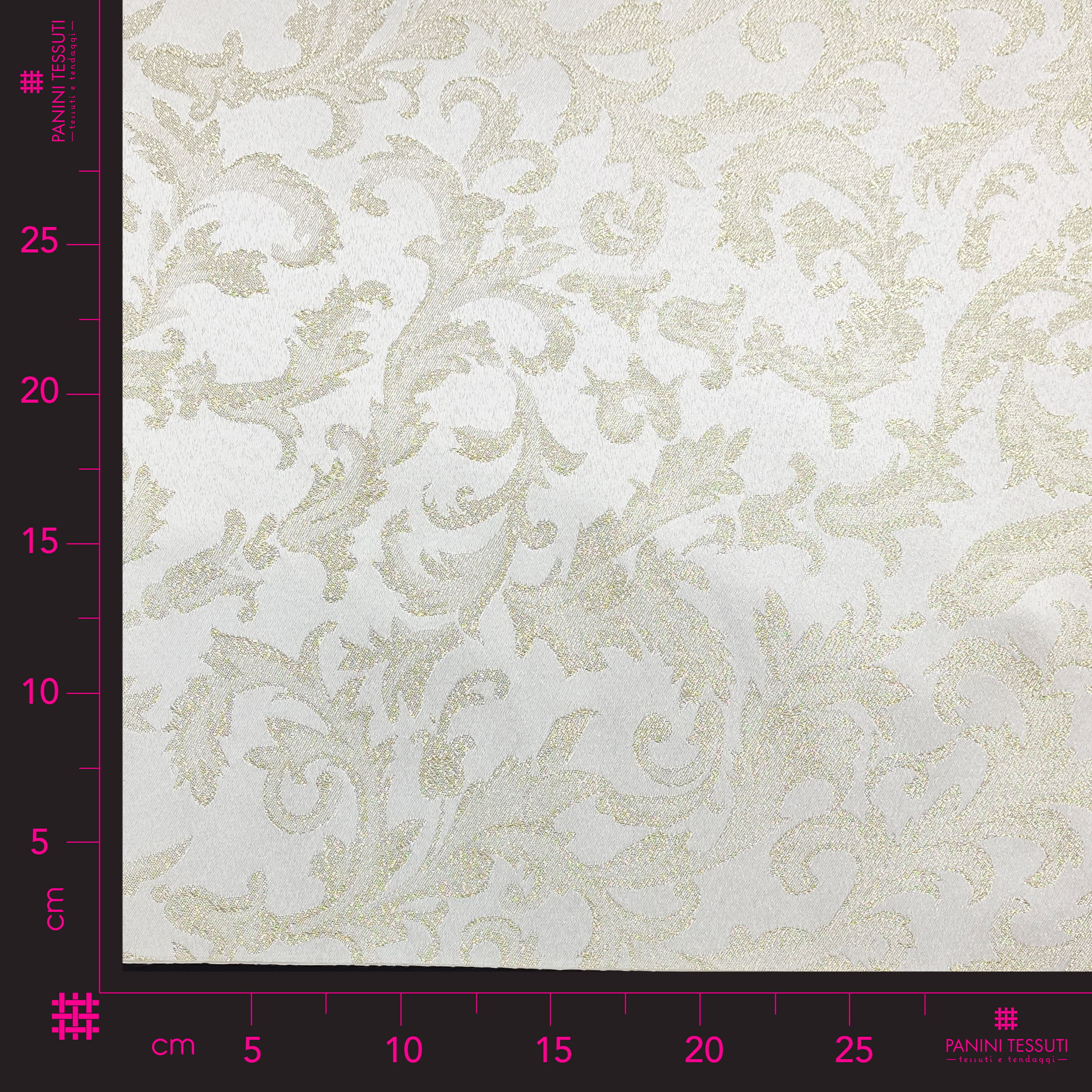 Gold Damask Fabric Image
