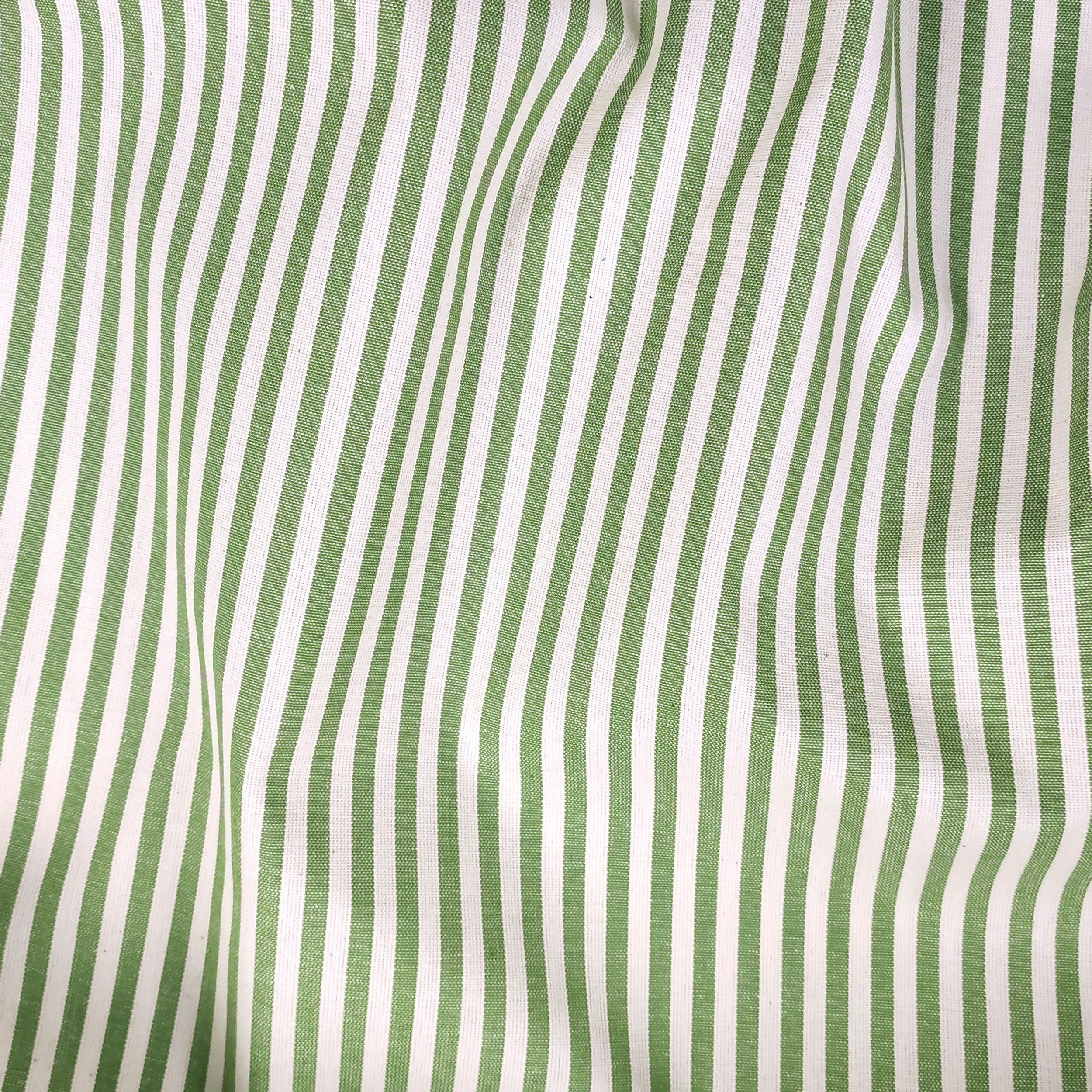Pure Cotton Striped Tablecloth Fabric Image