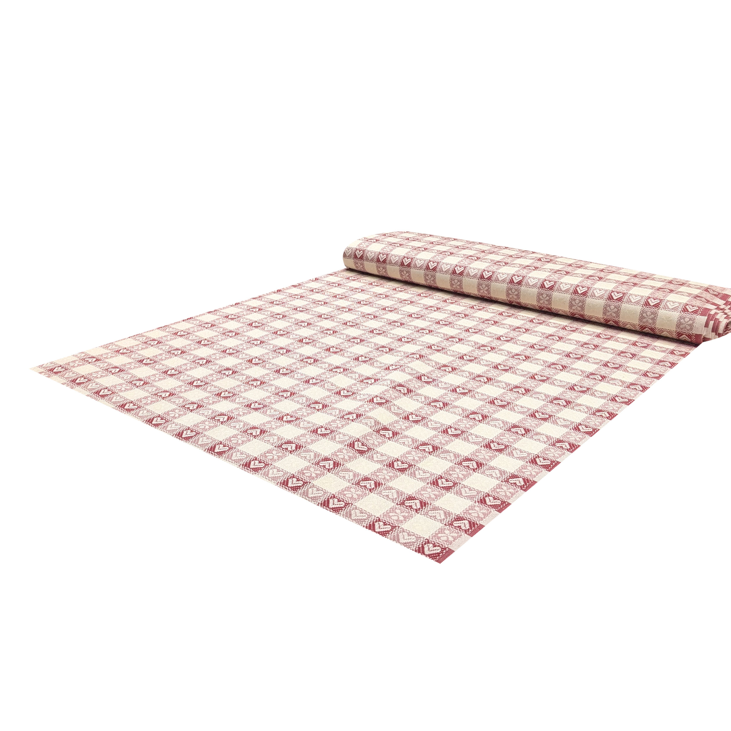 Tissu de nappe tyrolienne teintée au fil Image