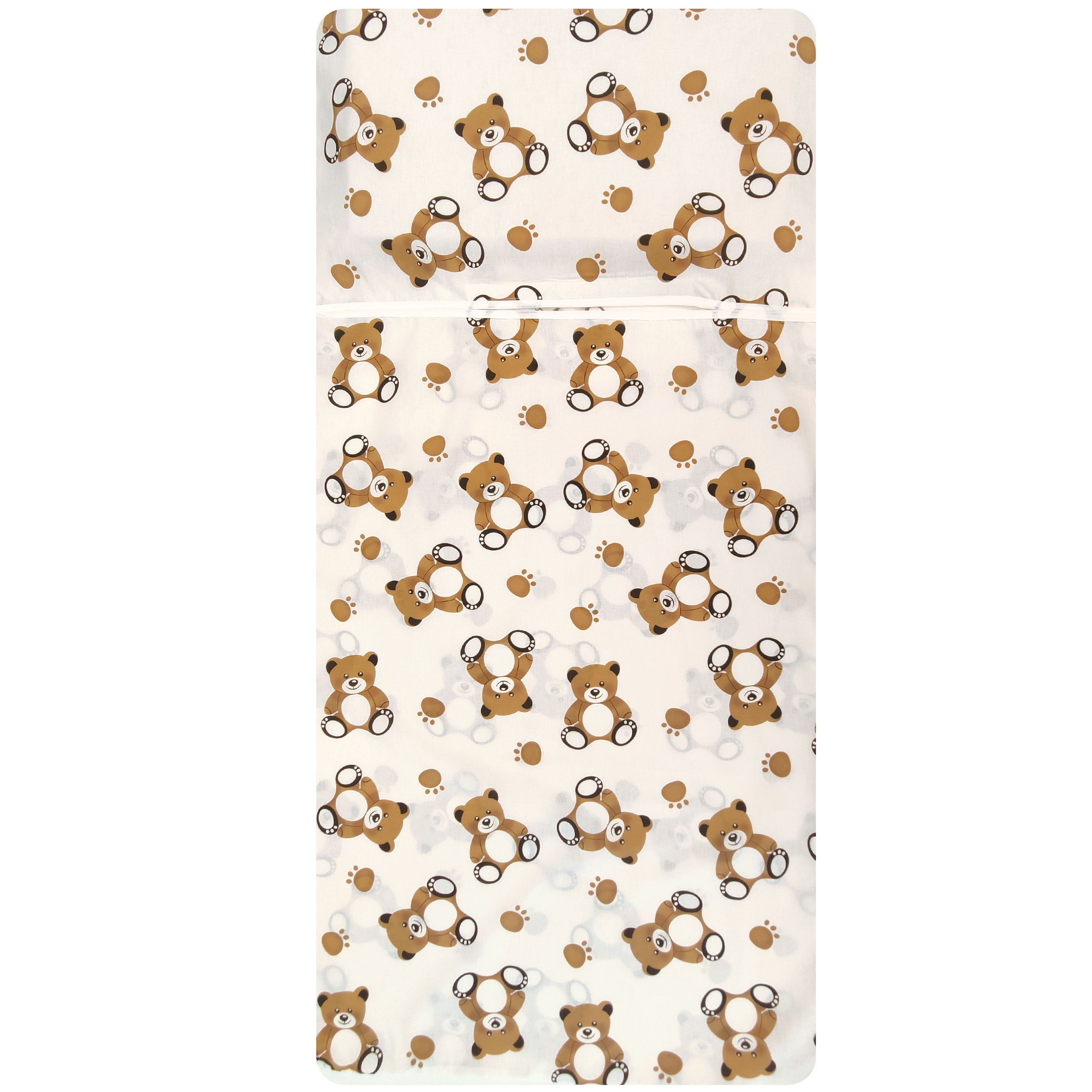 Summer Sleeping Bag Bears White Background Image