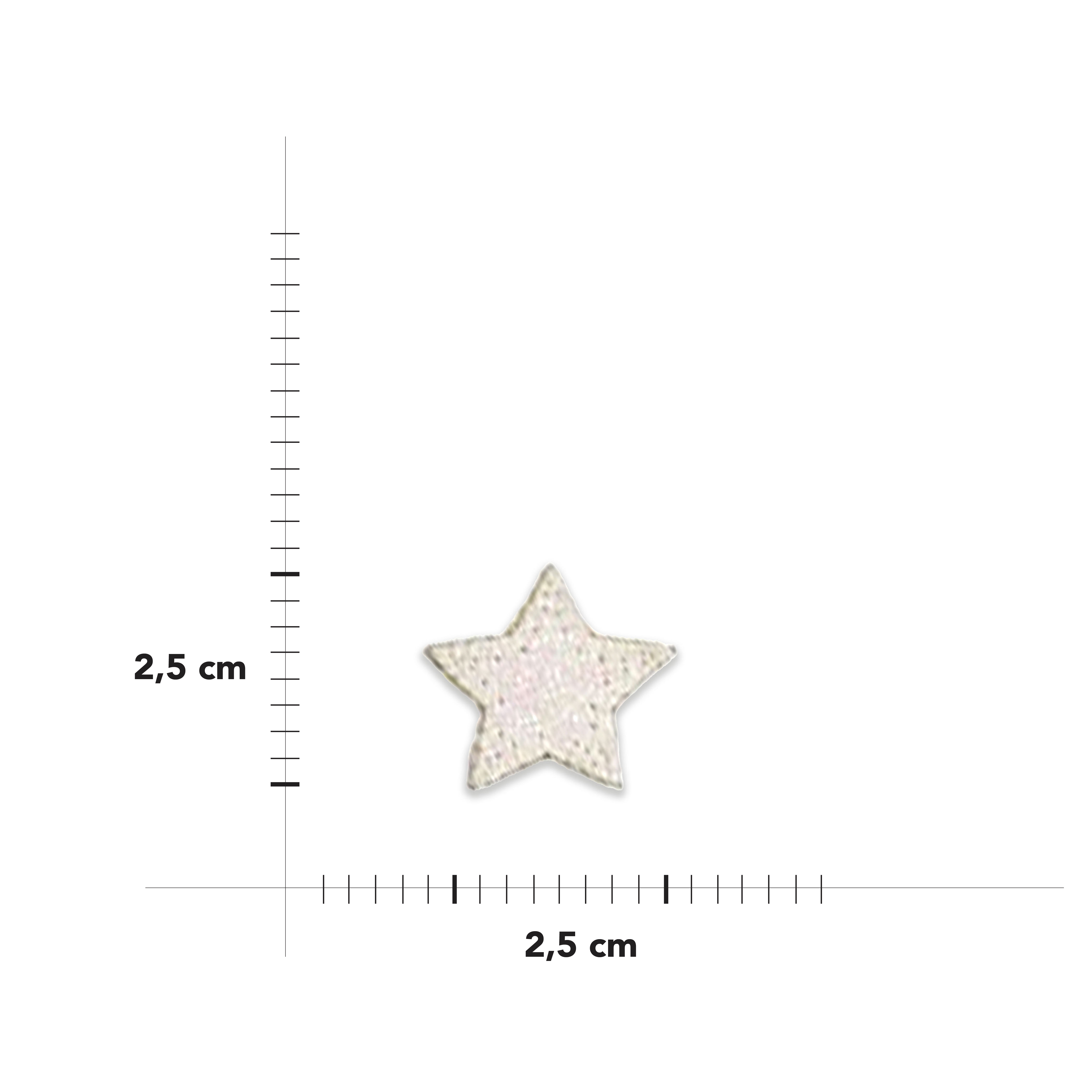 Thermoadhesive application Star Glitter Image