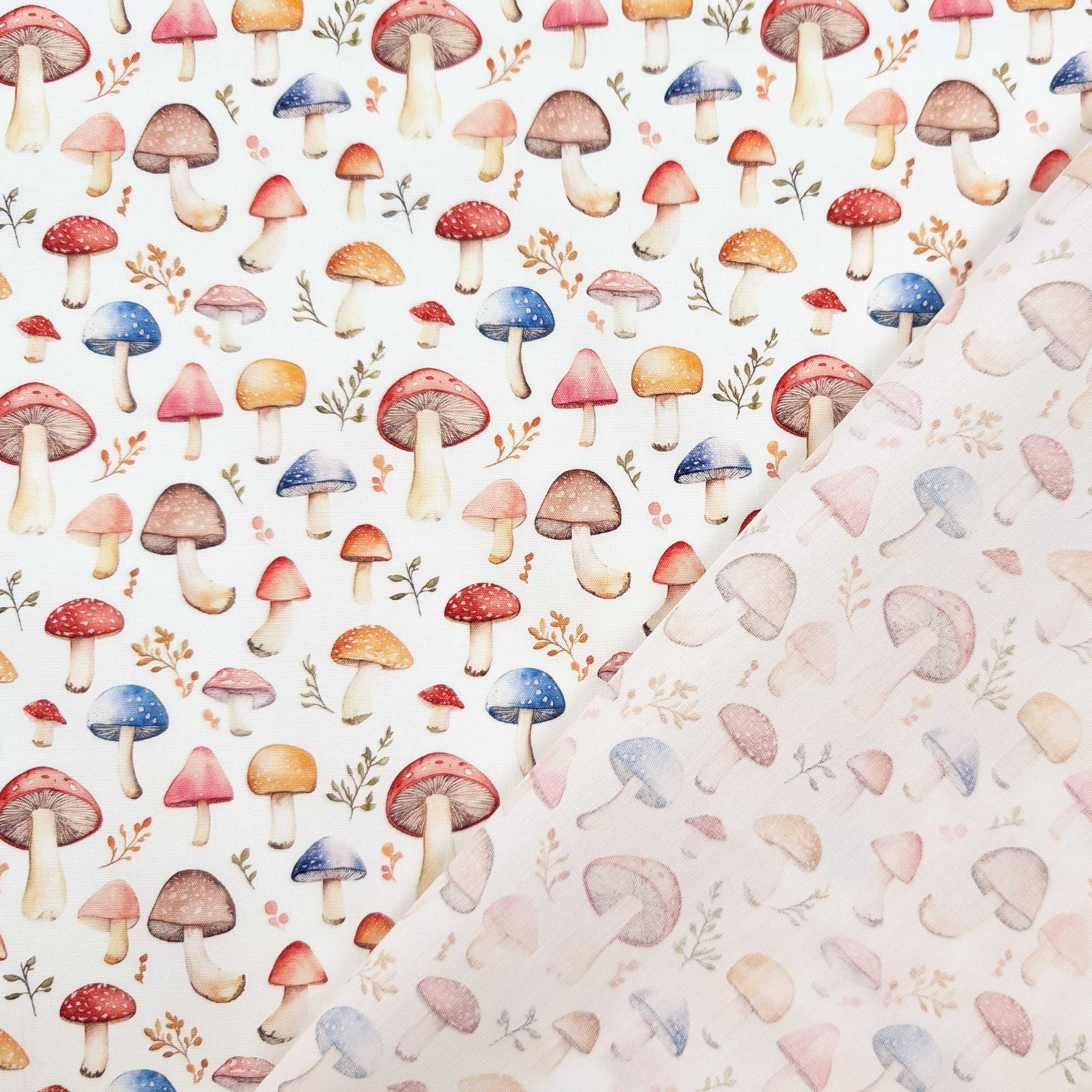 Poplin Cotton Mushroom Coloured Image