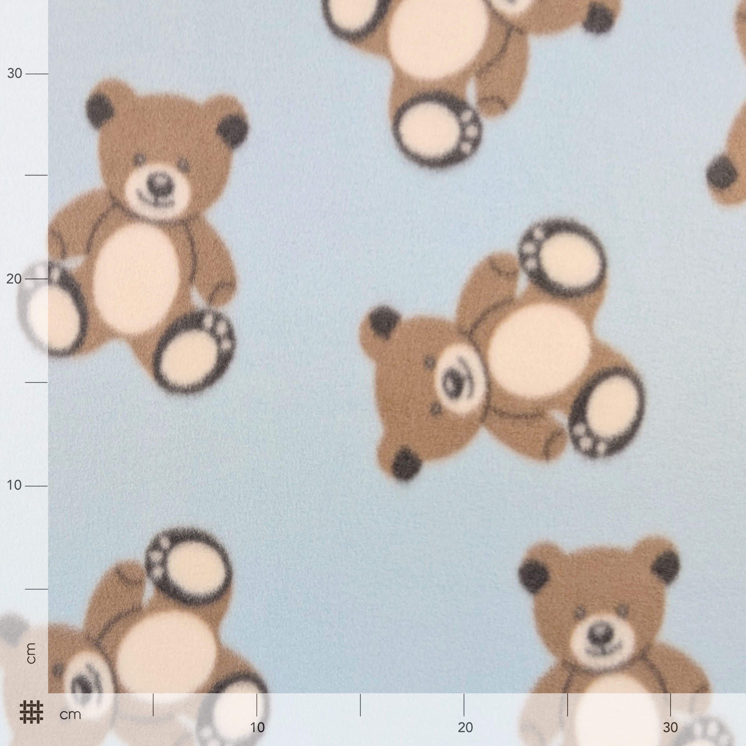 Fleece Bears Blue Background Image