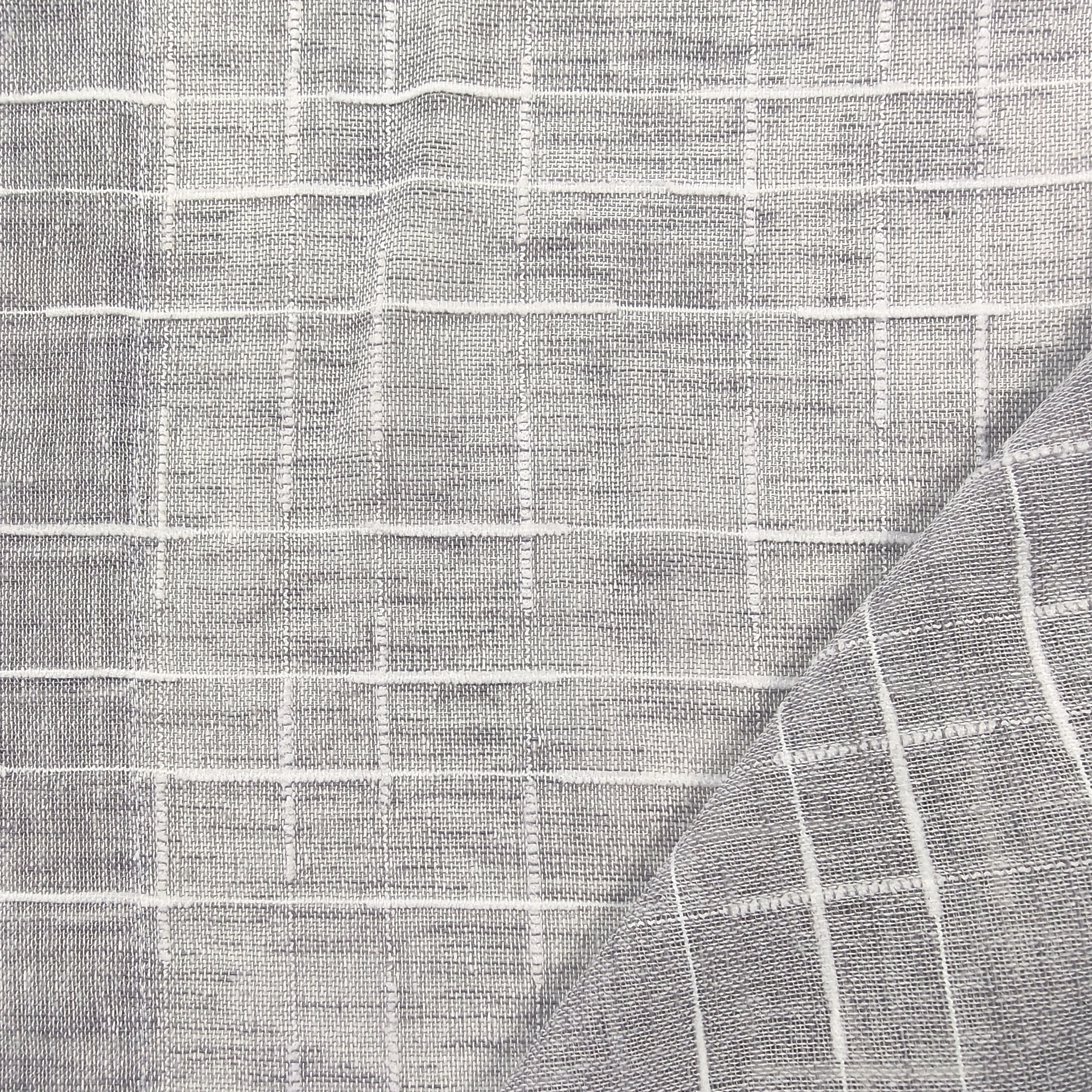 Fabric Curtain Milù Pearl Grey