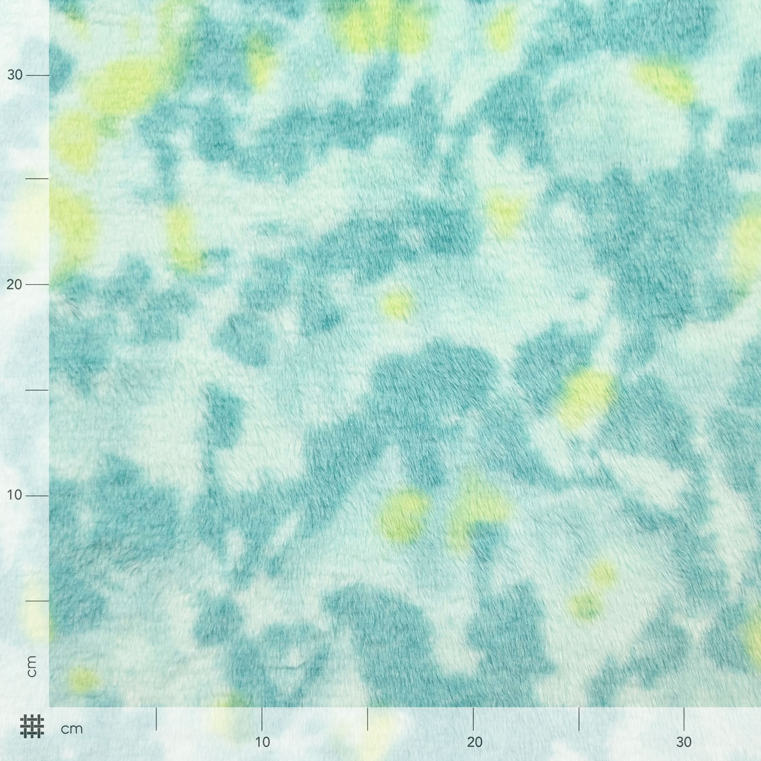 Abstract Aqua Green Fur Image