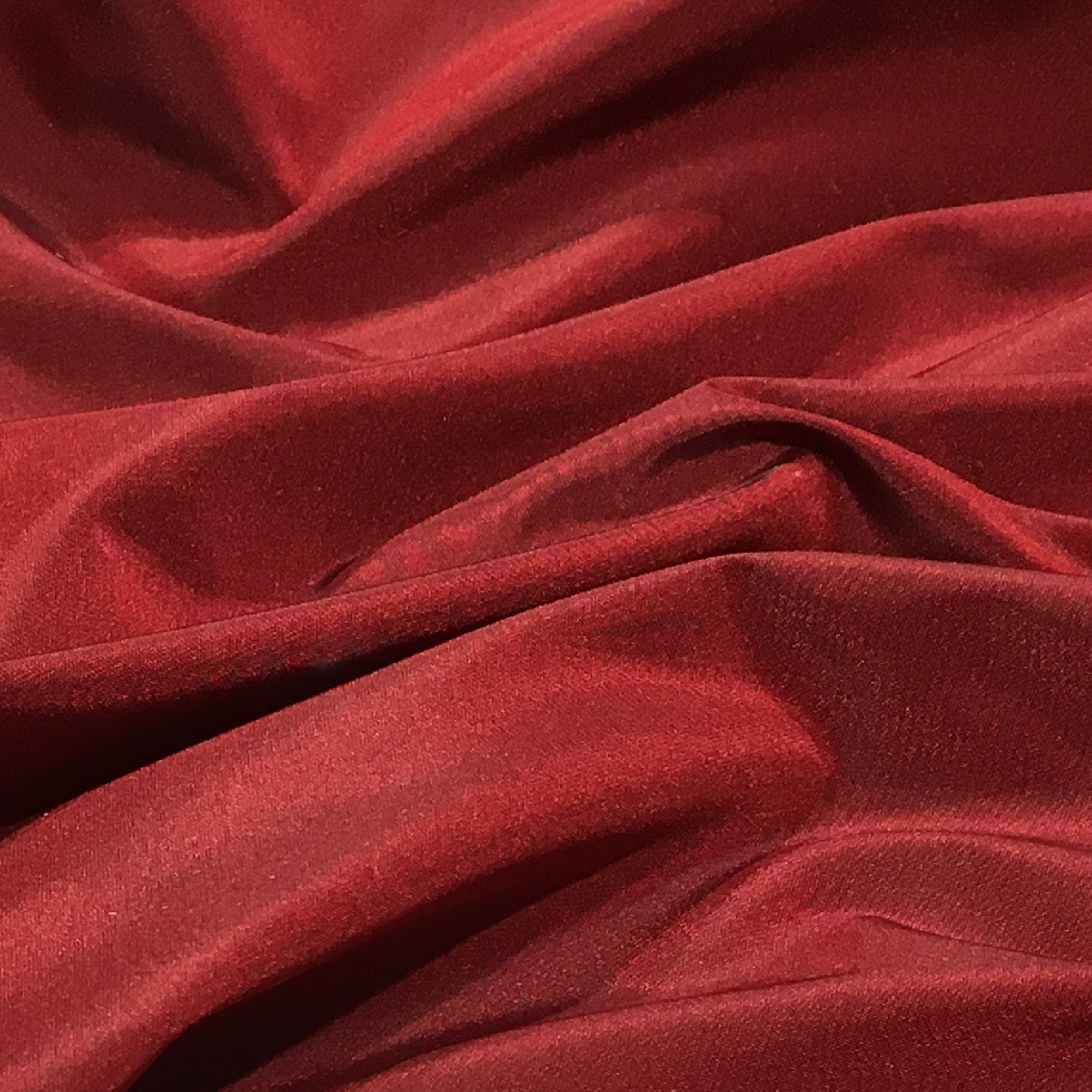 Découpe de taffetas lisse pour rideaux Bordeaux 100x150 cm Image