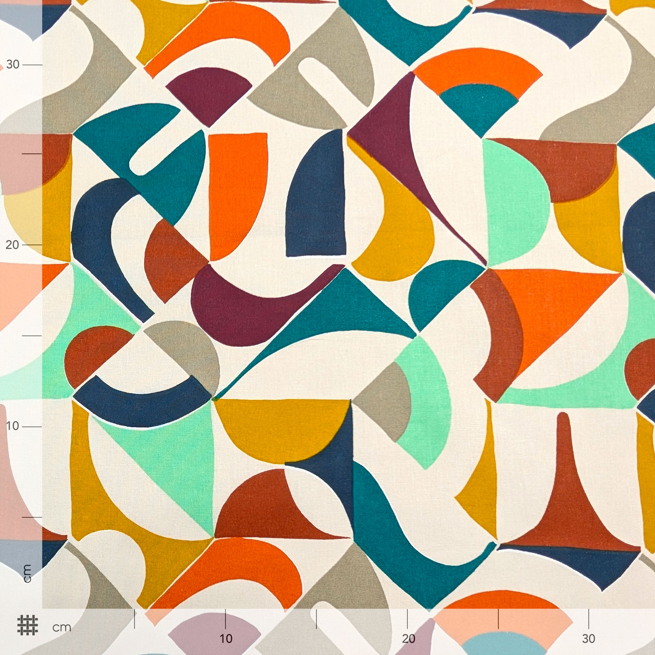 Abstract Fantasy Multicoloured Cotton Furnishing Image