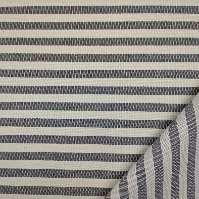 Cut-out Resin Tablecloth White and Grey Stripes 100x140 cm Image