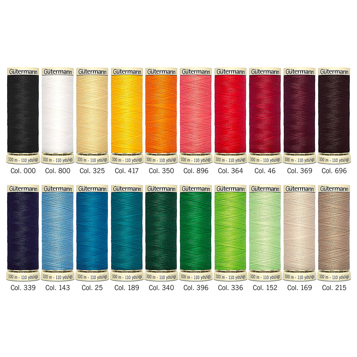 Gutermann Cucitutto Multicolor 20 Bobinas