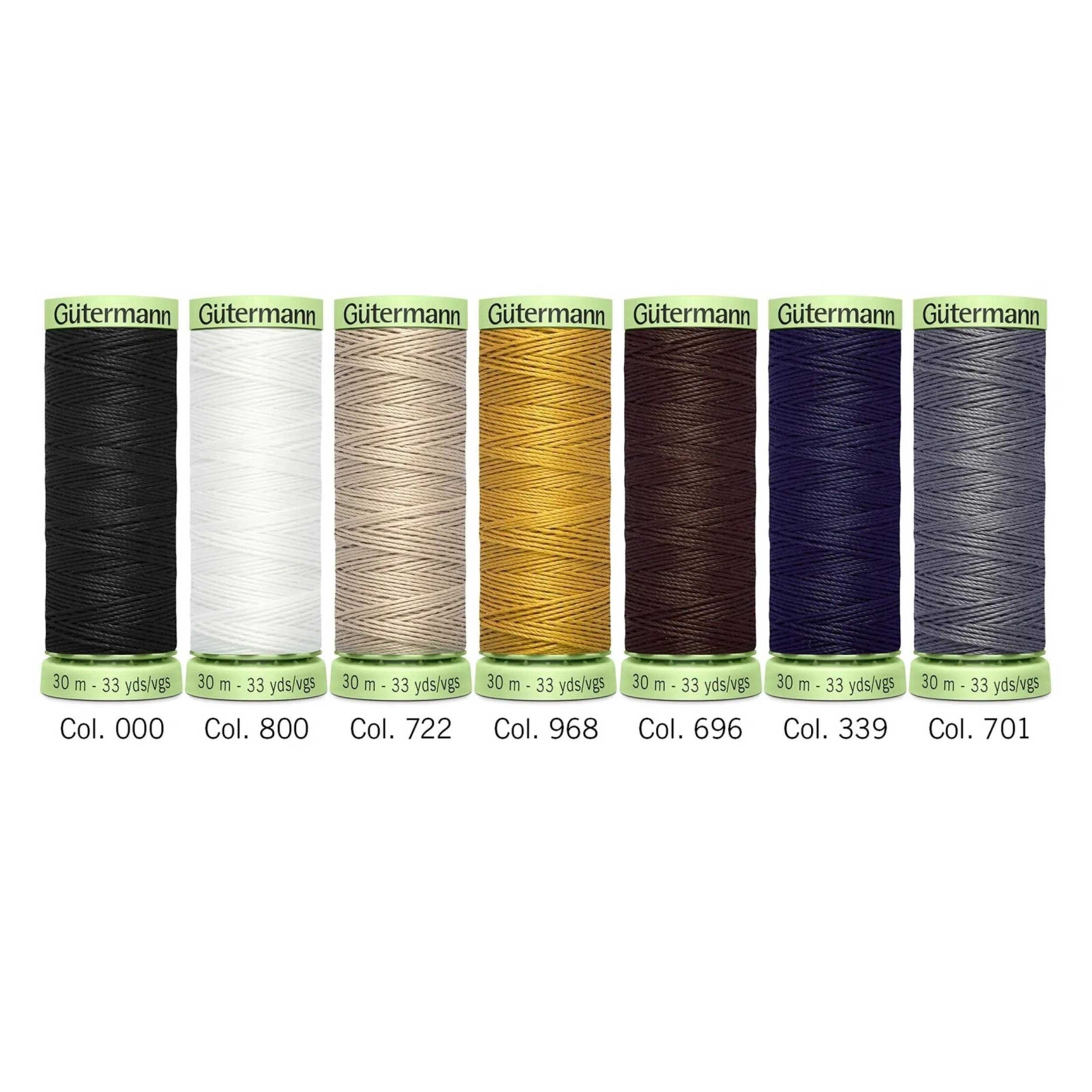 Gutermann Creative Buttonholes 7 Spools 30 m Basic Image