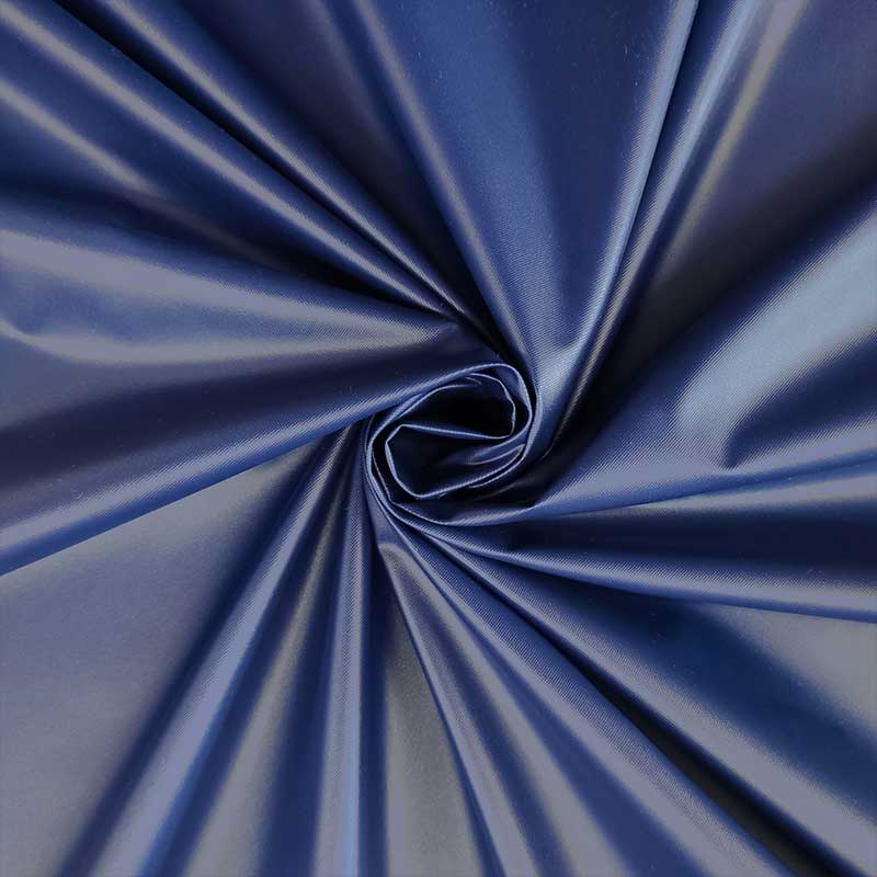 PVC mat Couleur unie Tissu bleu
