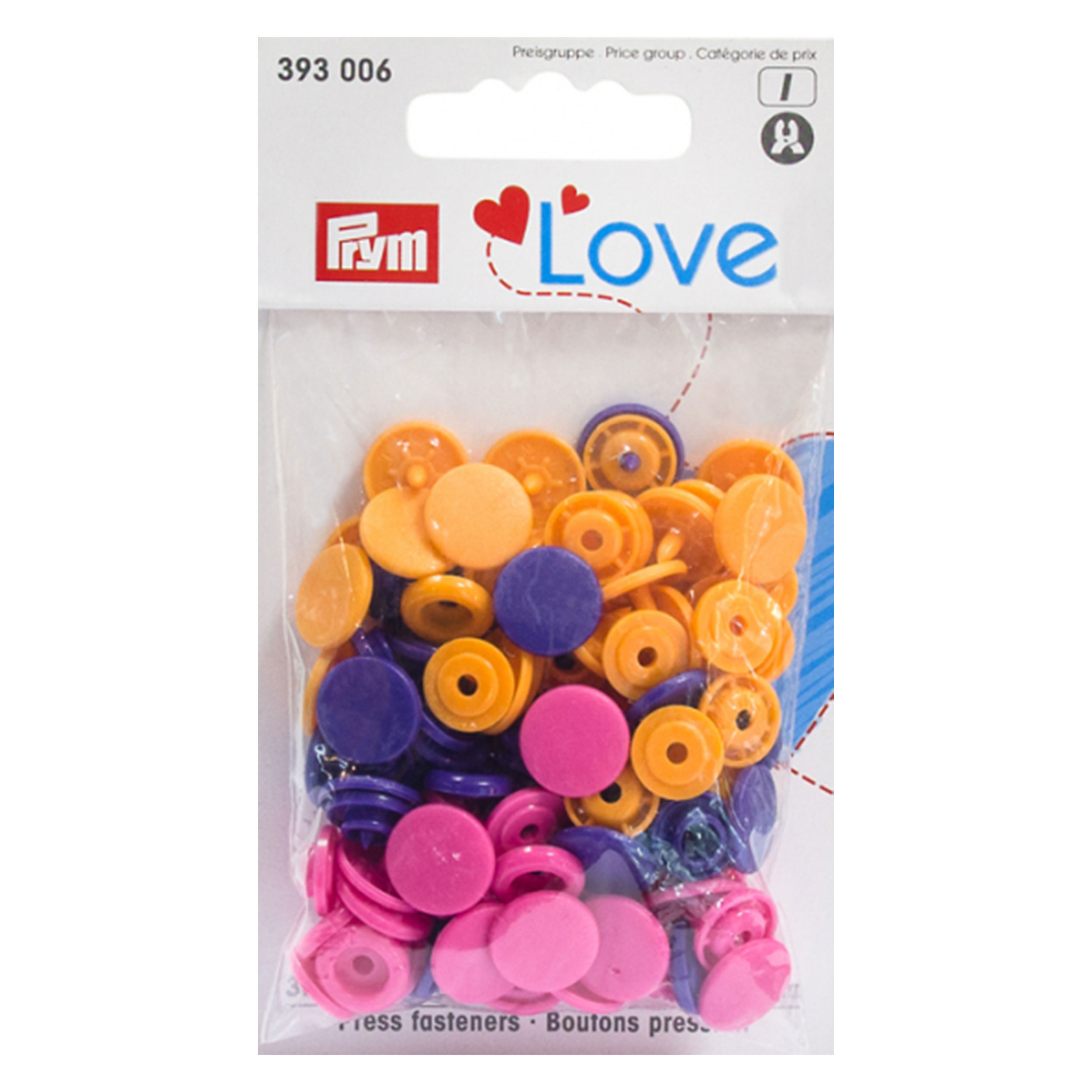 Boutons d'arrêt multicolores Prym Love 12,4 mm Image