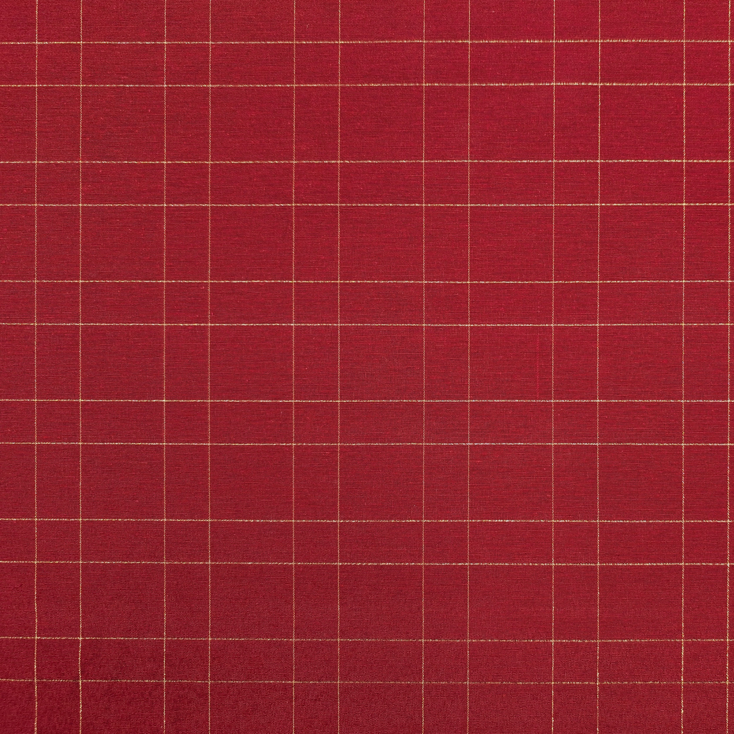 Mixed Cotton Christmas Red Stripes Gold Lurex Image