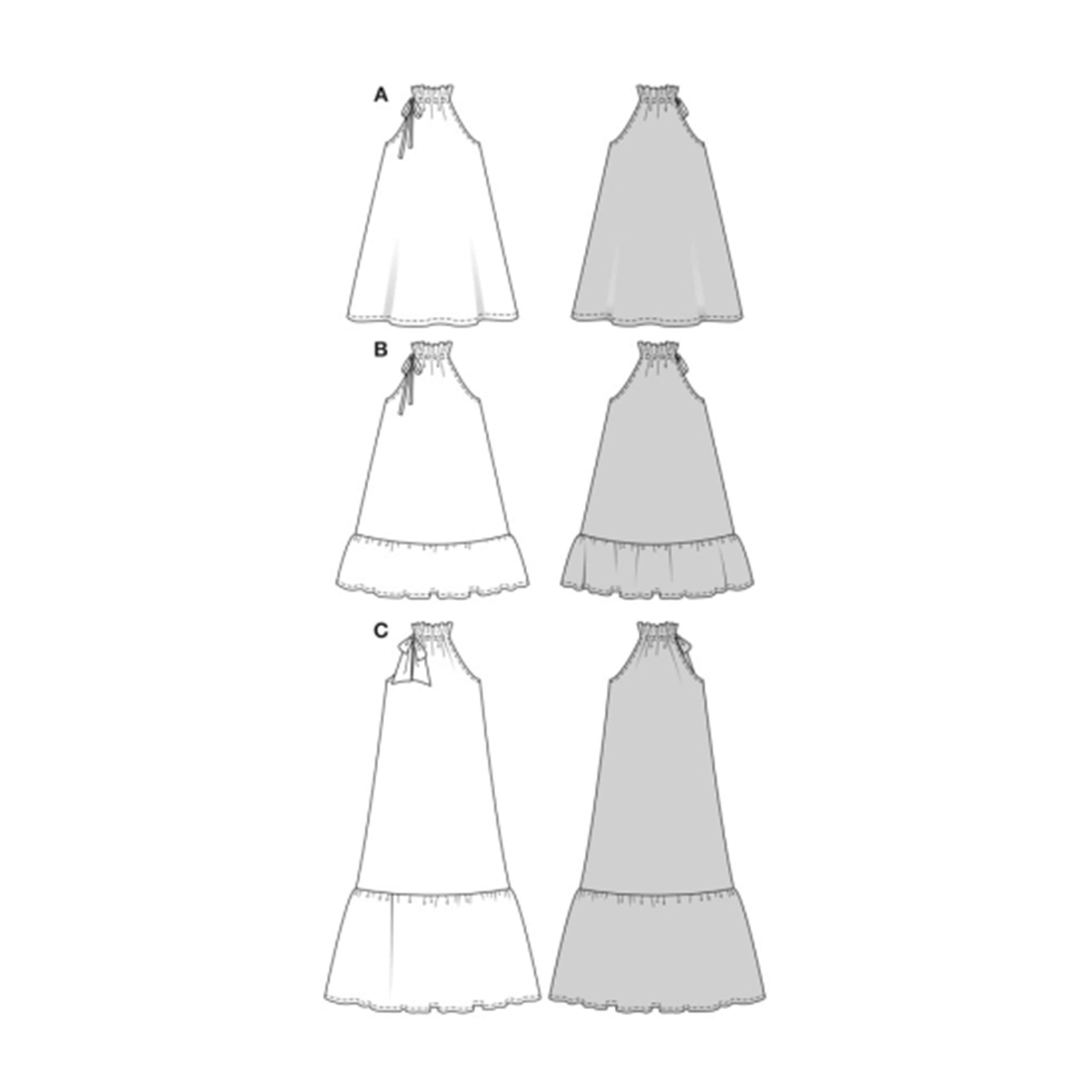 Patron Burda Super Easy Summer Dress Image