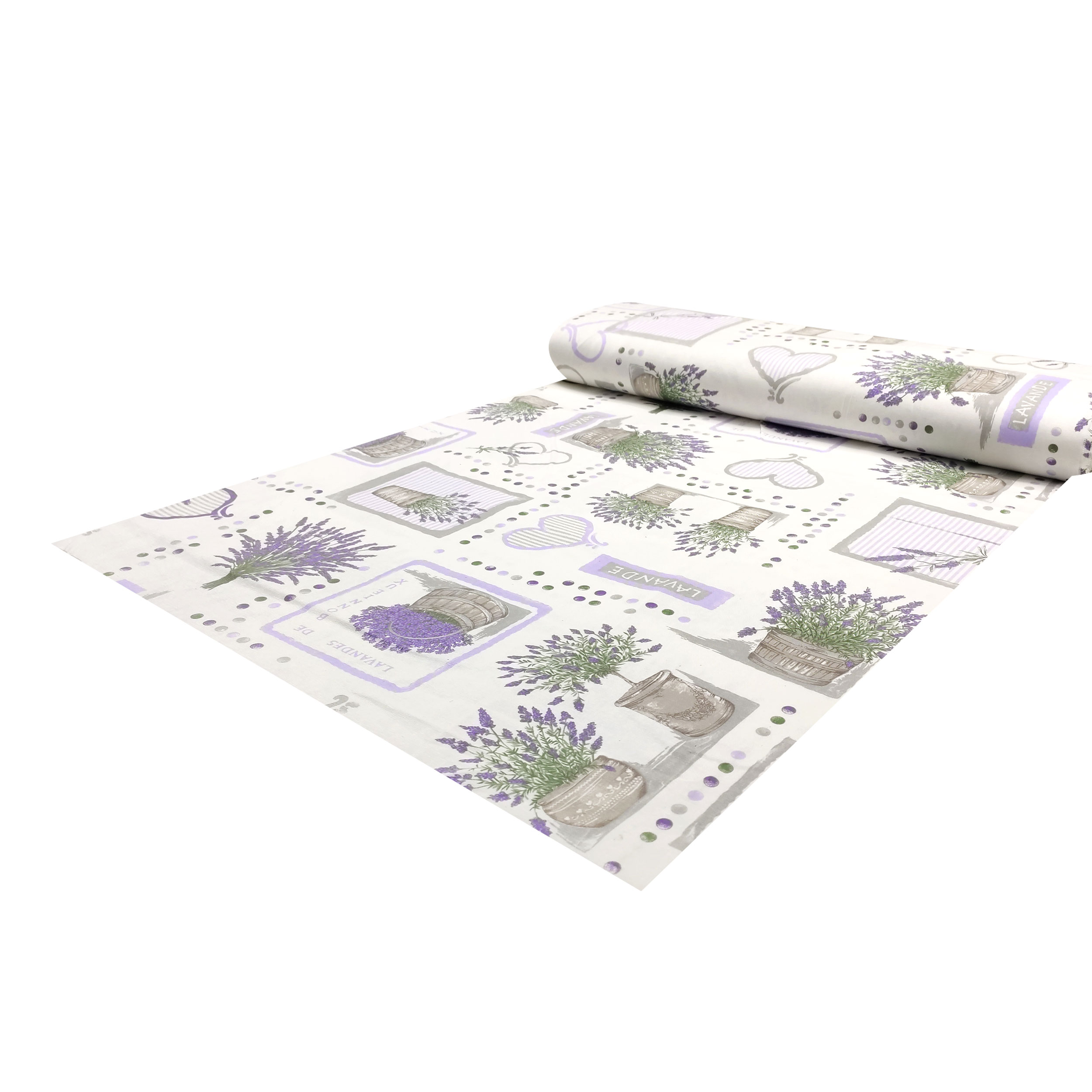 Stoff für Shabby Chic Tischtuch Lavendel