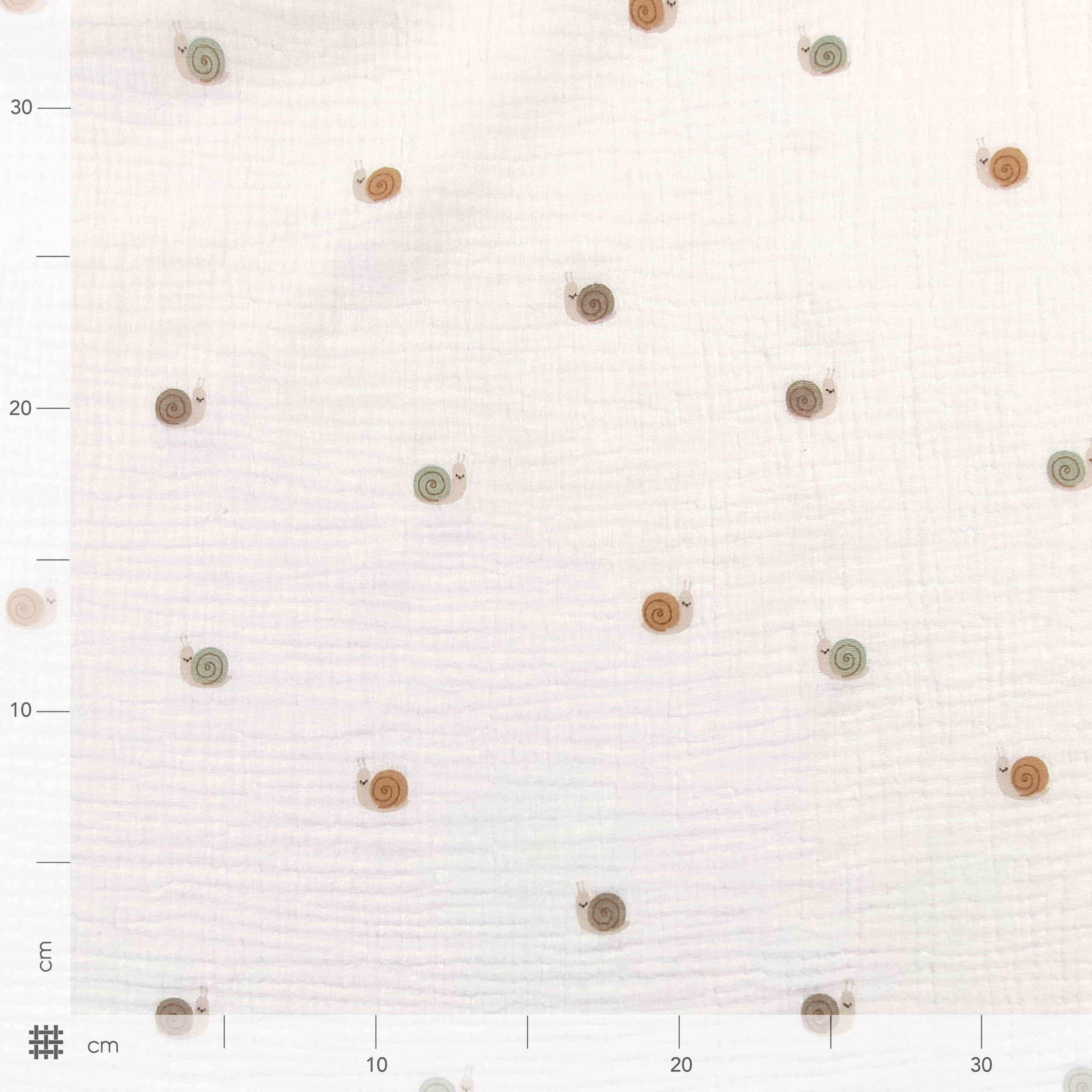 Cotton Muslin Snails