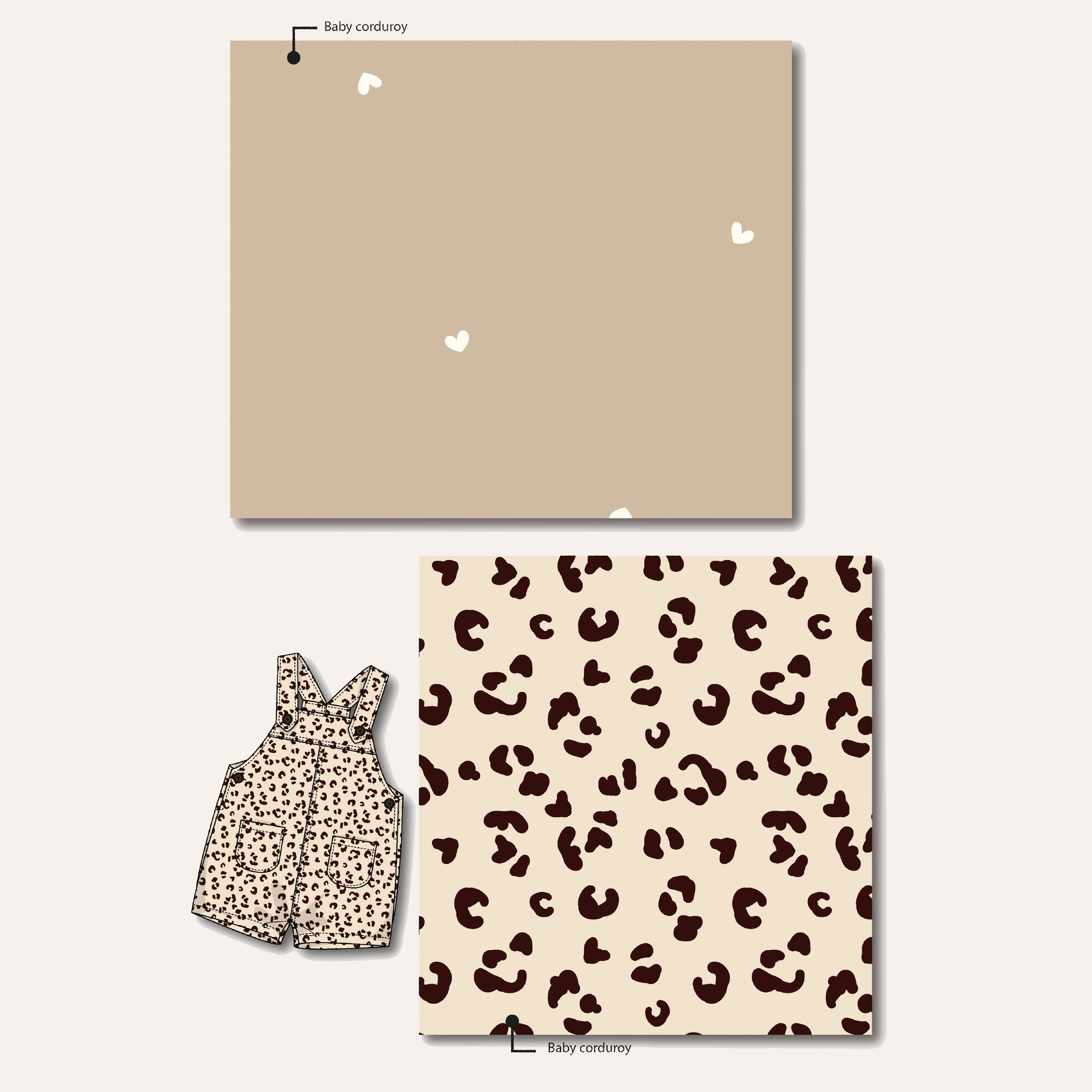 Spotted Patterned Cotton Velvet Image