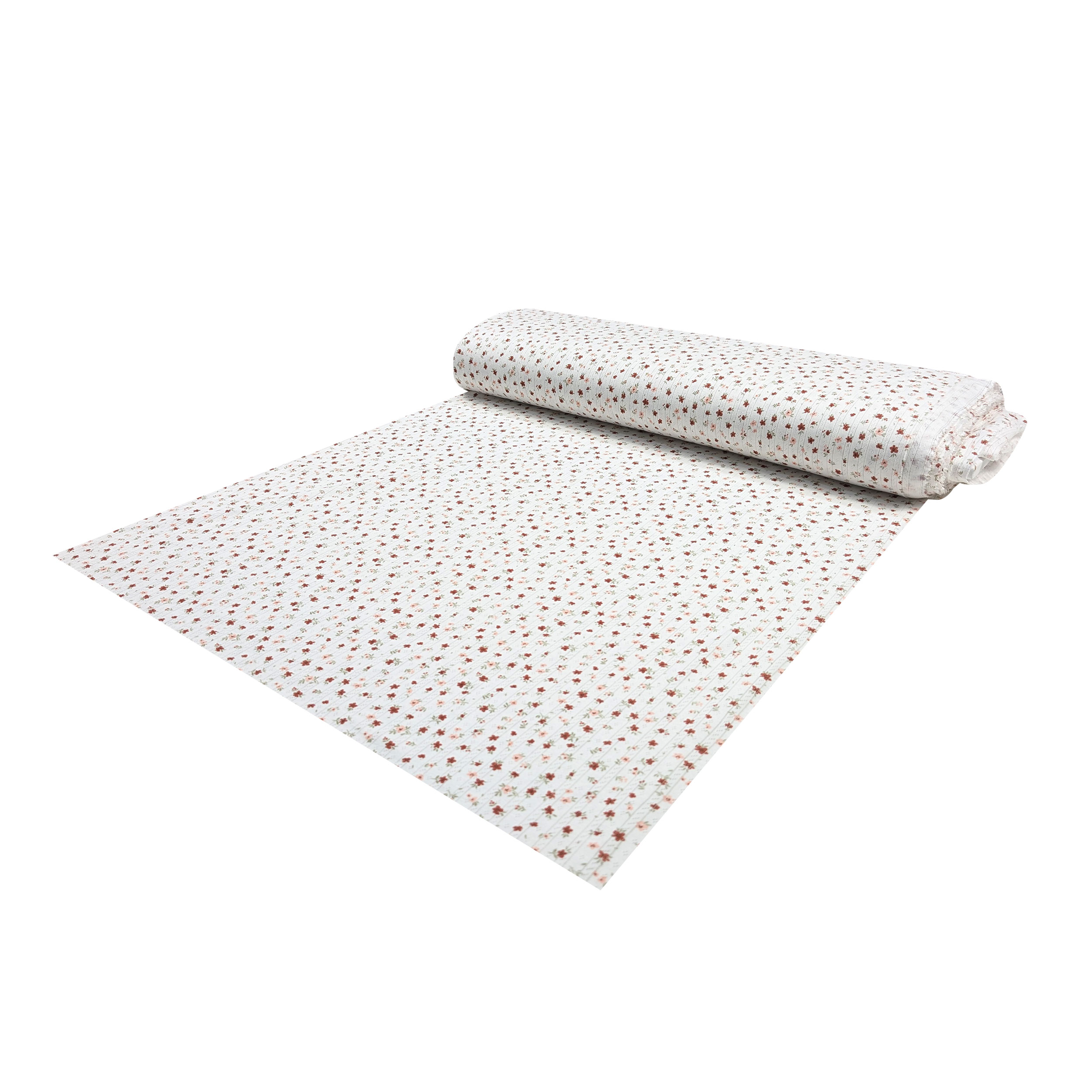 Perforated jersey Autumn flowers Image