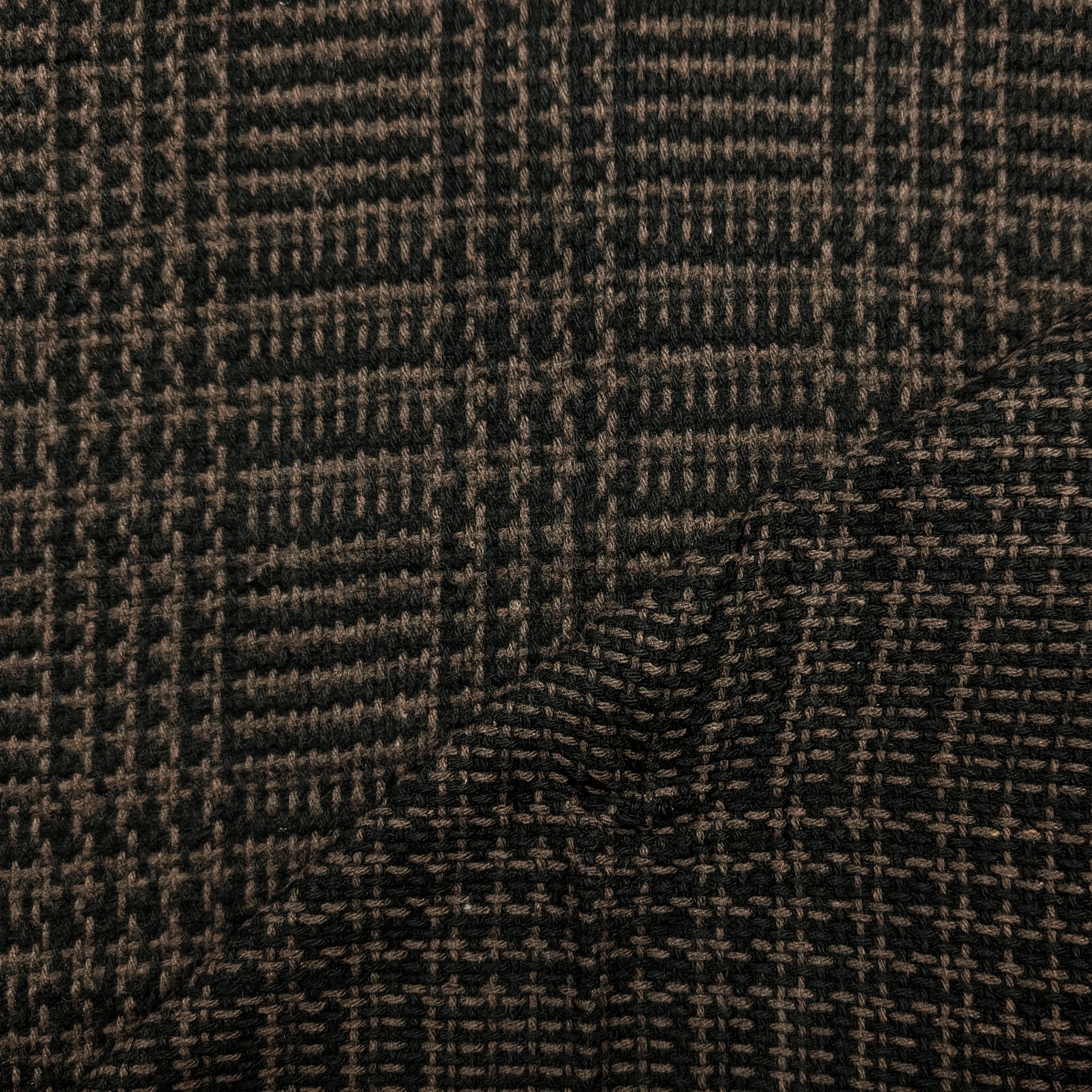 Pure Cotton Black Tweed Brown Braids Image