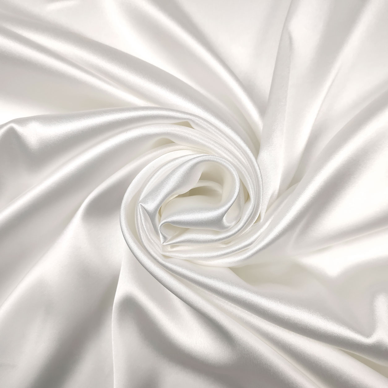 Bridal White Silk Satin Image