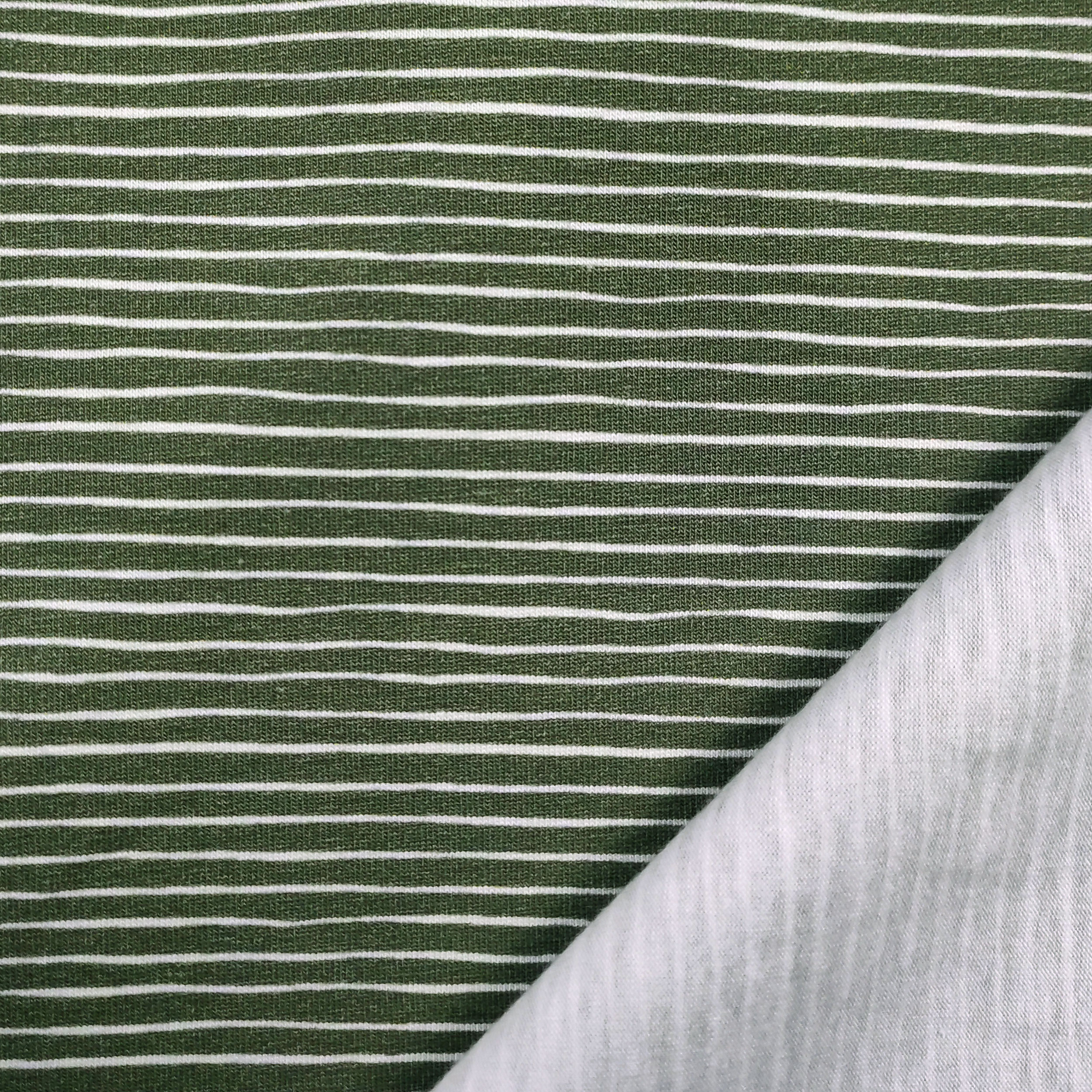 Jersey Cotton Fantasy Stripes Military Background