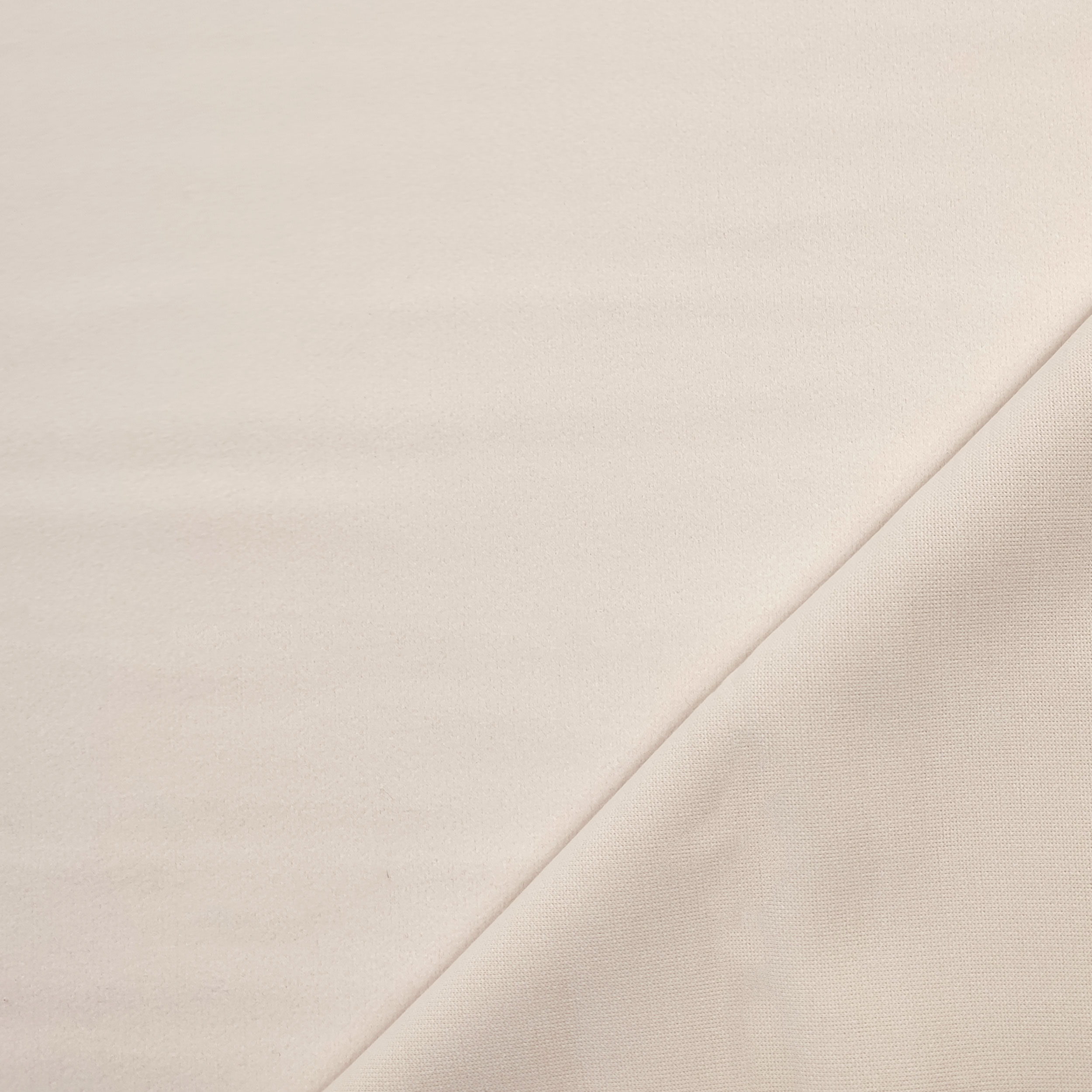 Manteau d'hiver extensible Crème Couleur unie