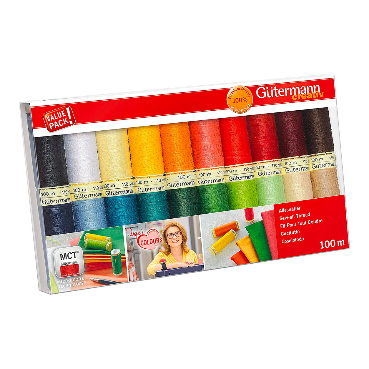 Gutermann Cucitutto Multicolor 20 Bobinas