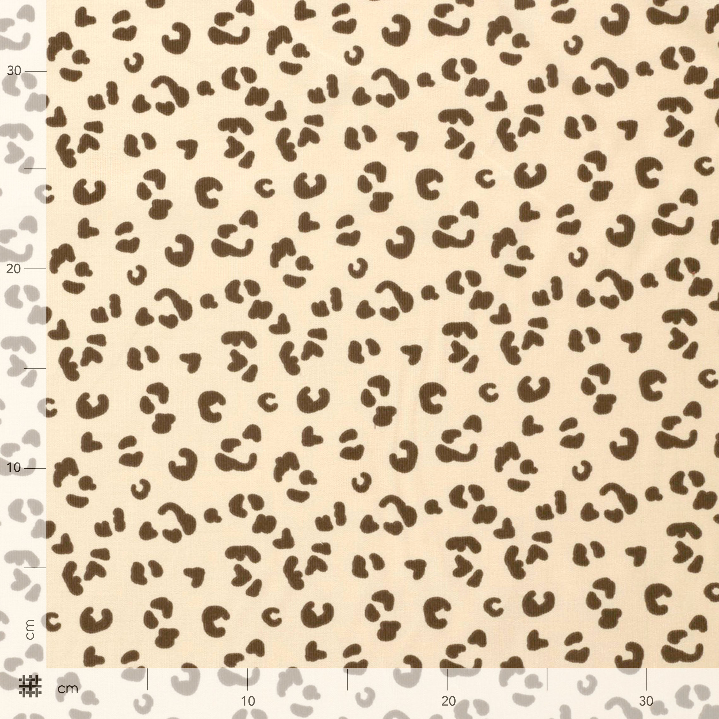 Spotted Patterned Cotton Velvet Image