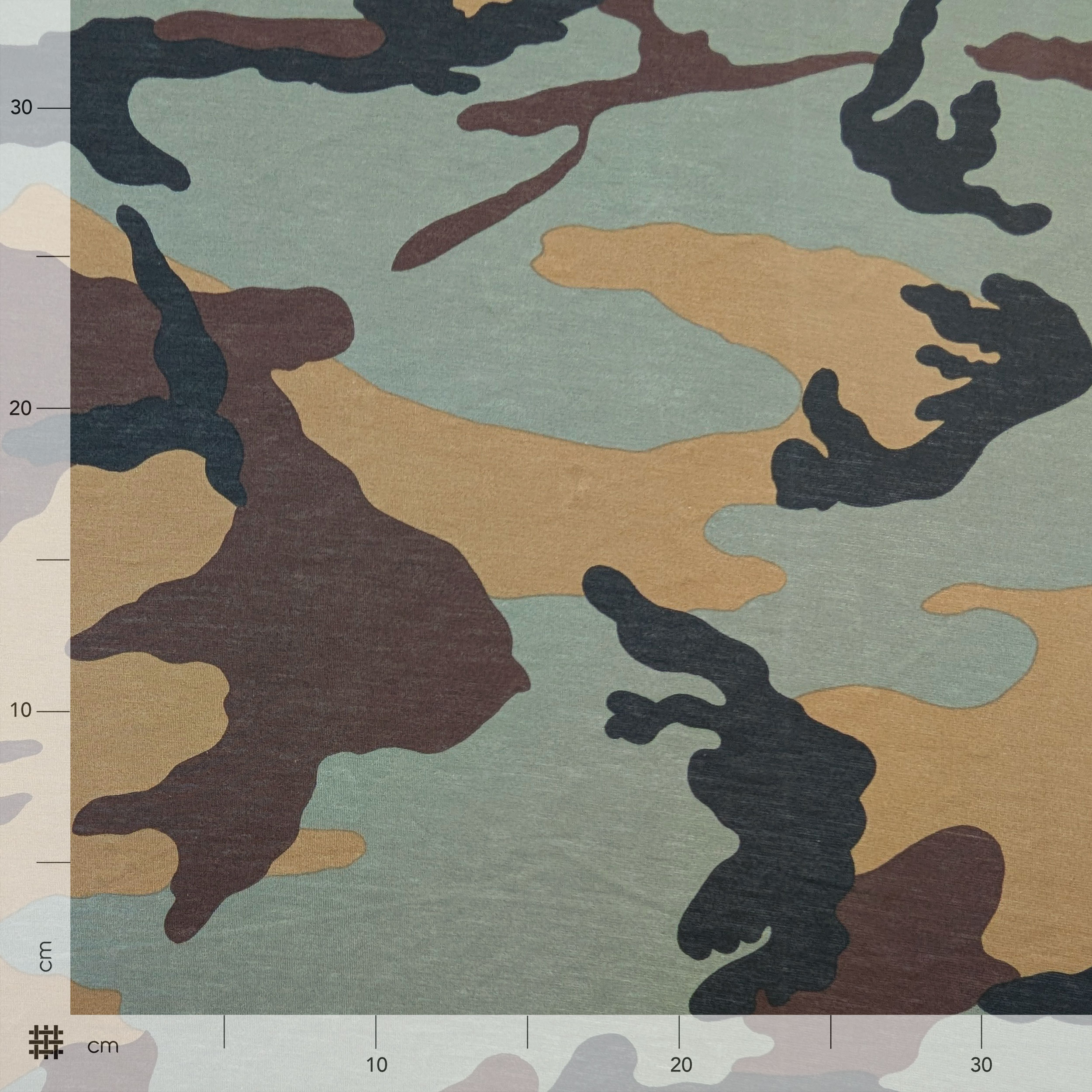Jersey léger camouflage marron-vert