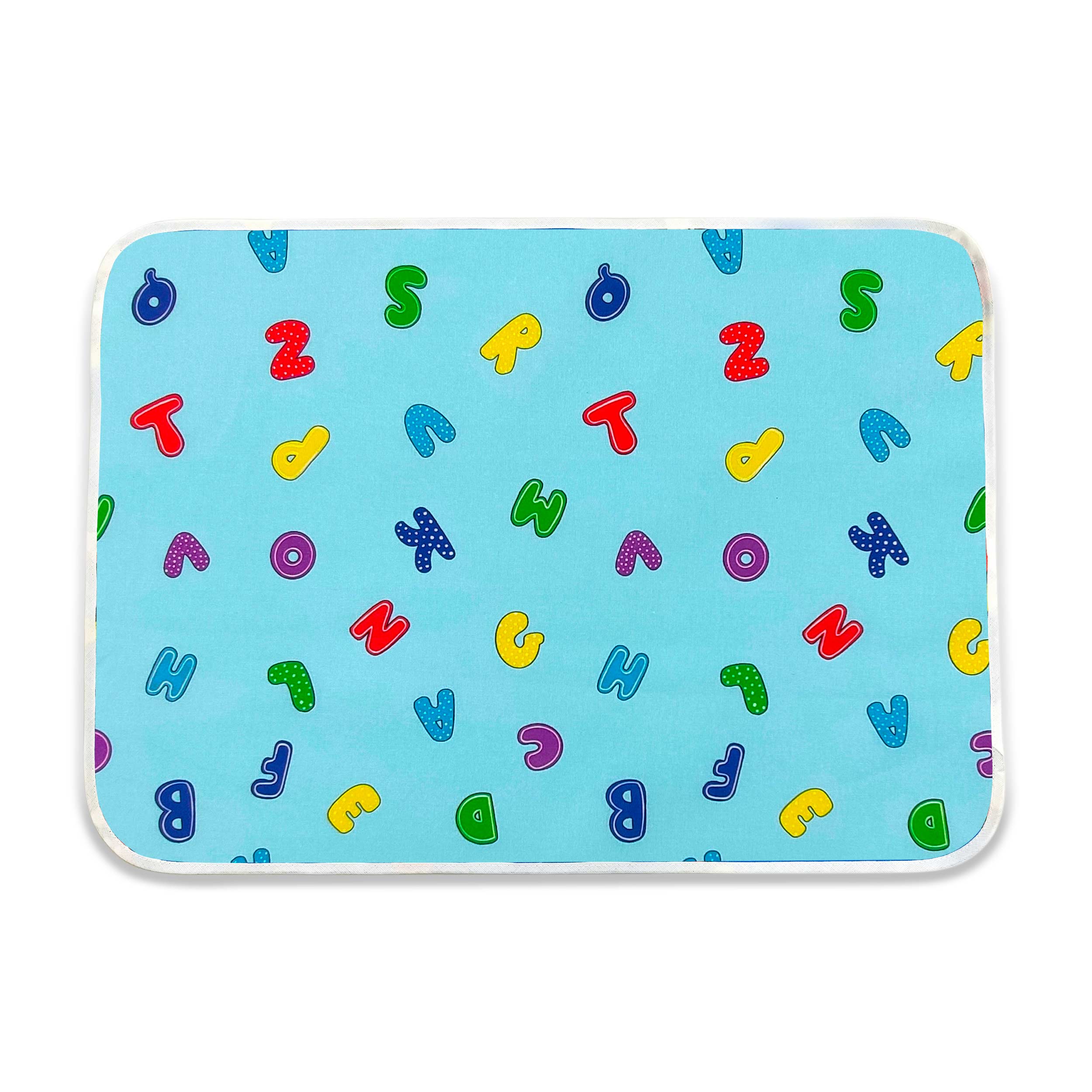 Set de table Alphabet Fond bleu
