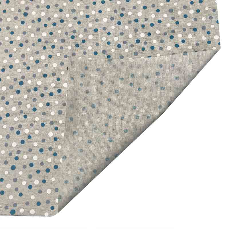Nappe en résine découpée Résistant aux taches Bleu à pois 100x140 cm Image