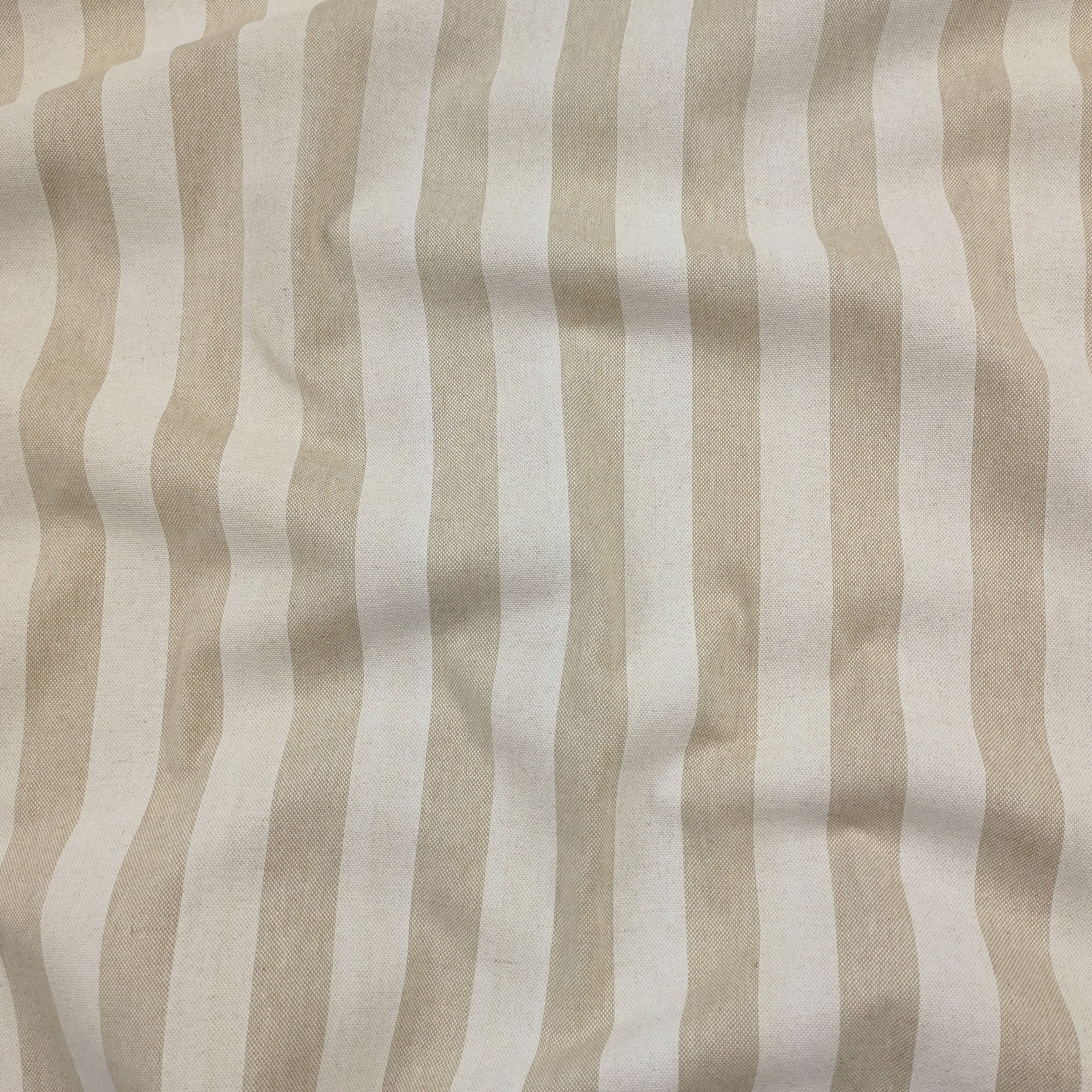 Panama Vertical Stripes Beige