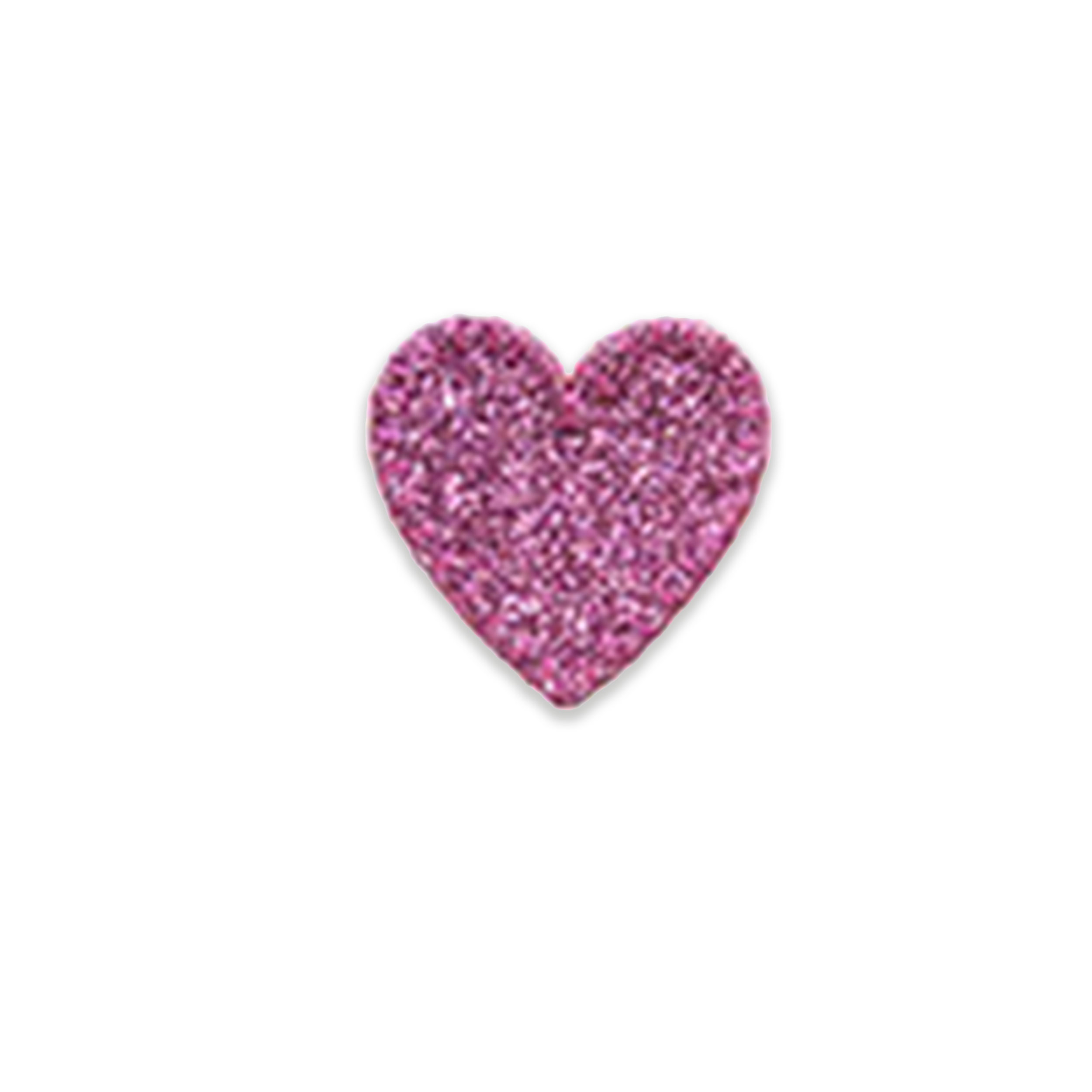 Thermoadhesive application Glitter Heart Image