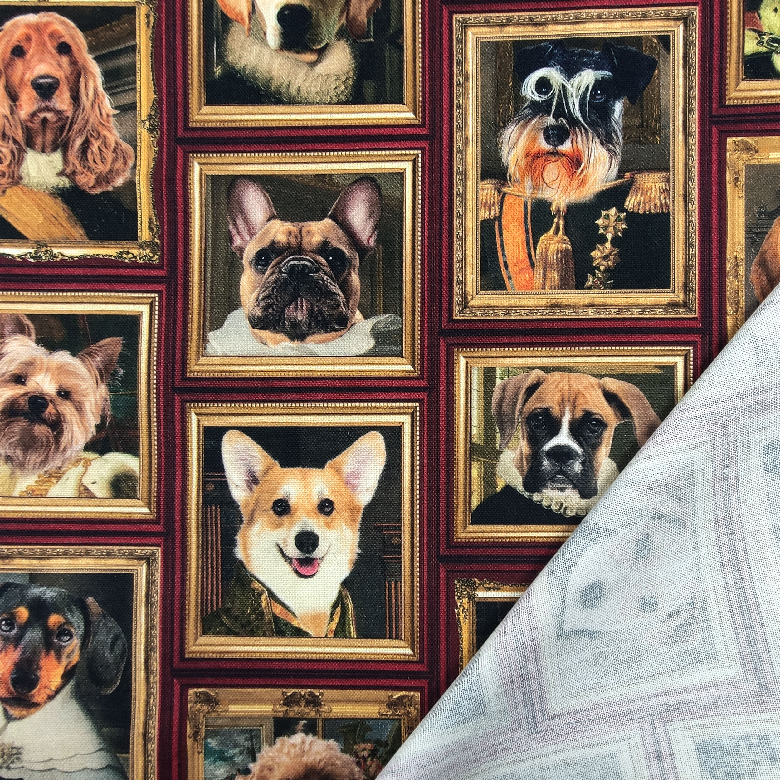 Tela de cuadros de algodón de Panamá con cachorros