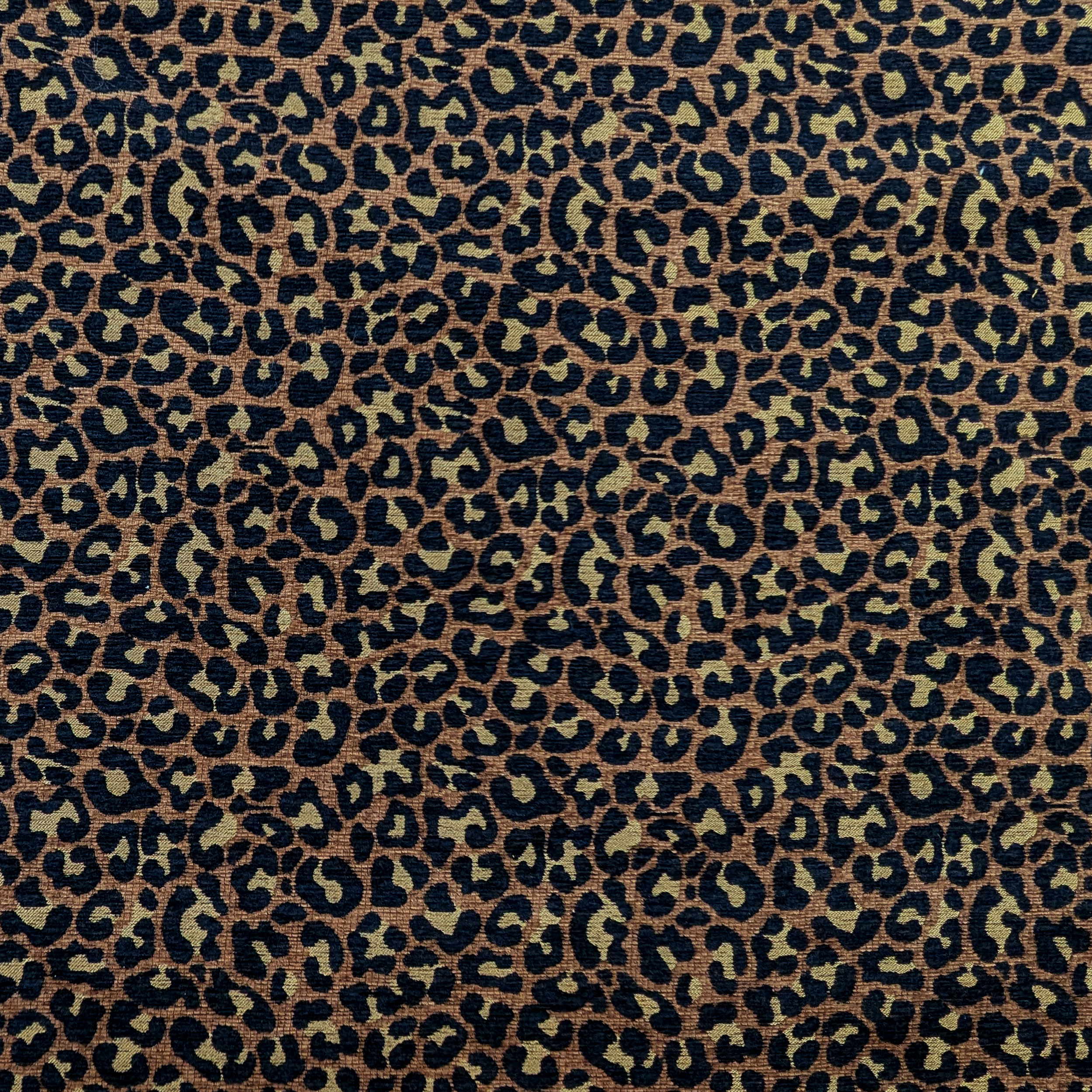 Speckled Brown Chenille Fabric Image