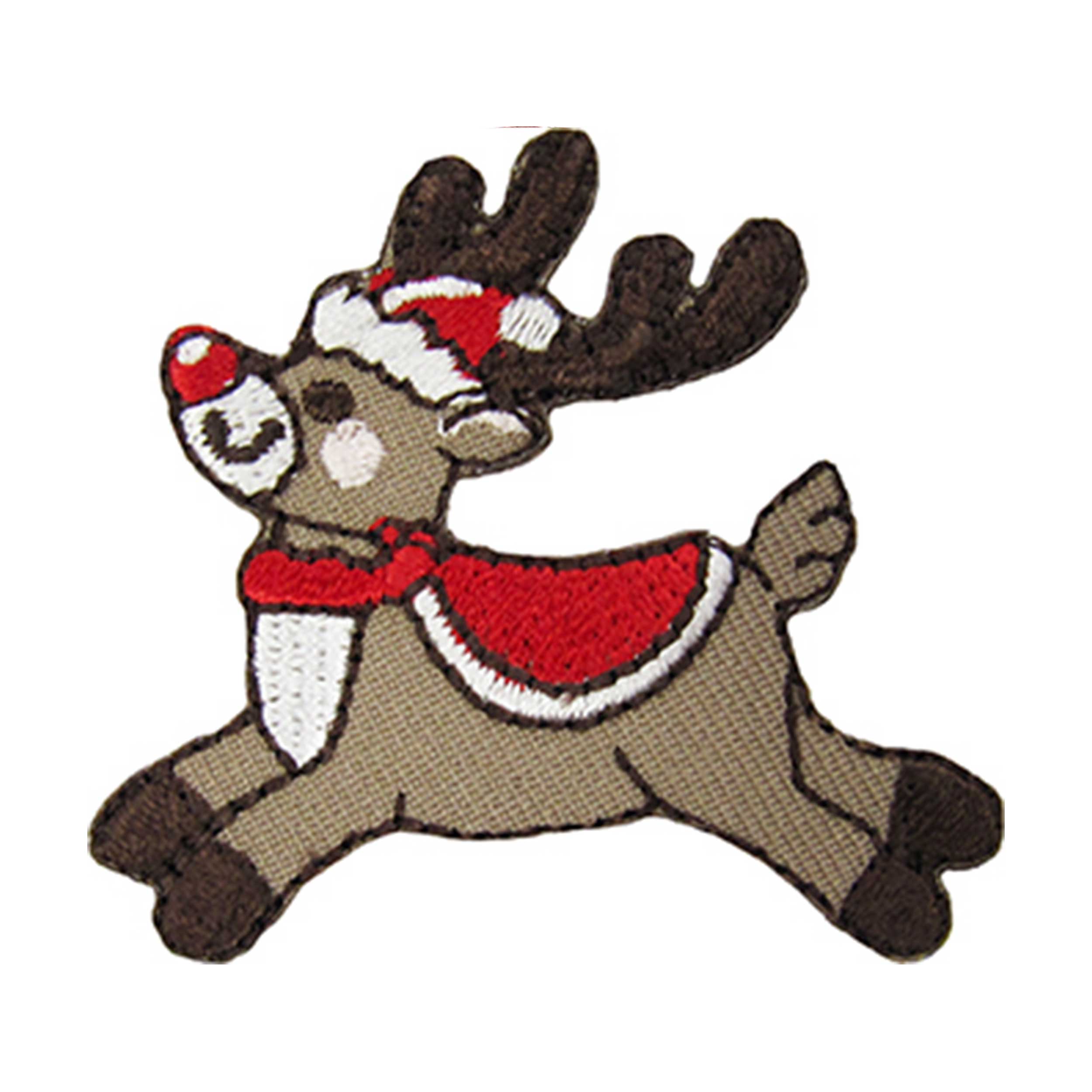 Christmas thermoadhesive application with Rudolph Image