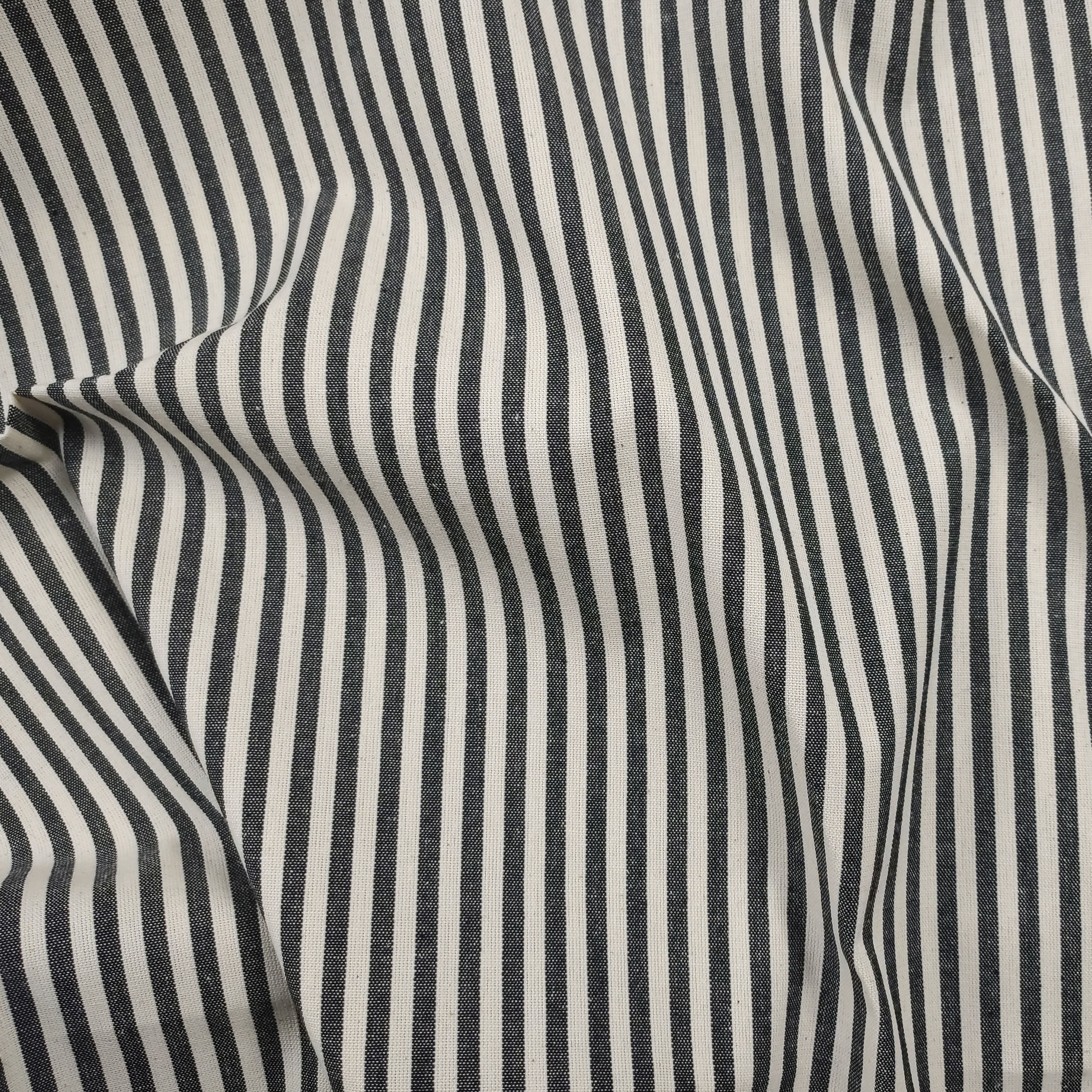 Pure Cotton Striped Tablecloth Fabric Image