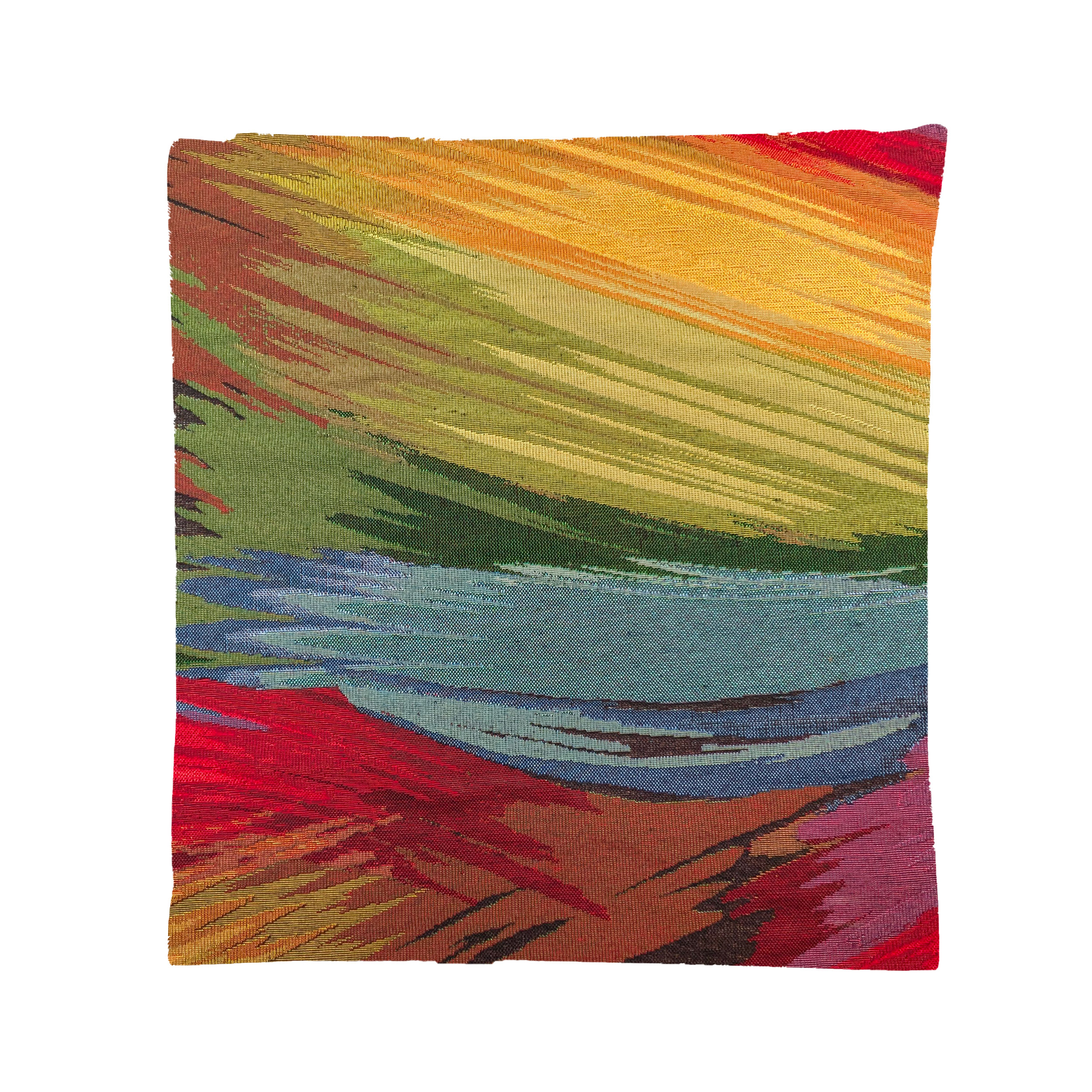 Gobelin Cushion Pillowcase Artistic Brushstrokes Image