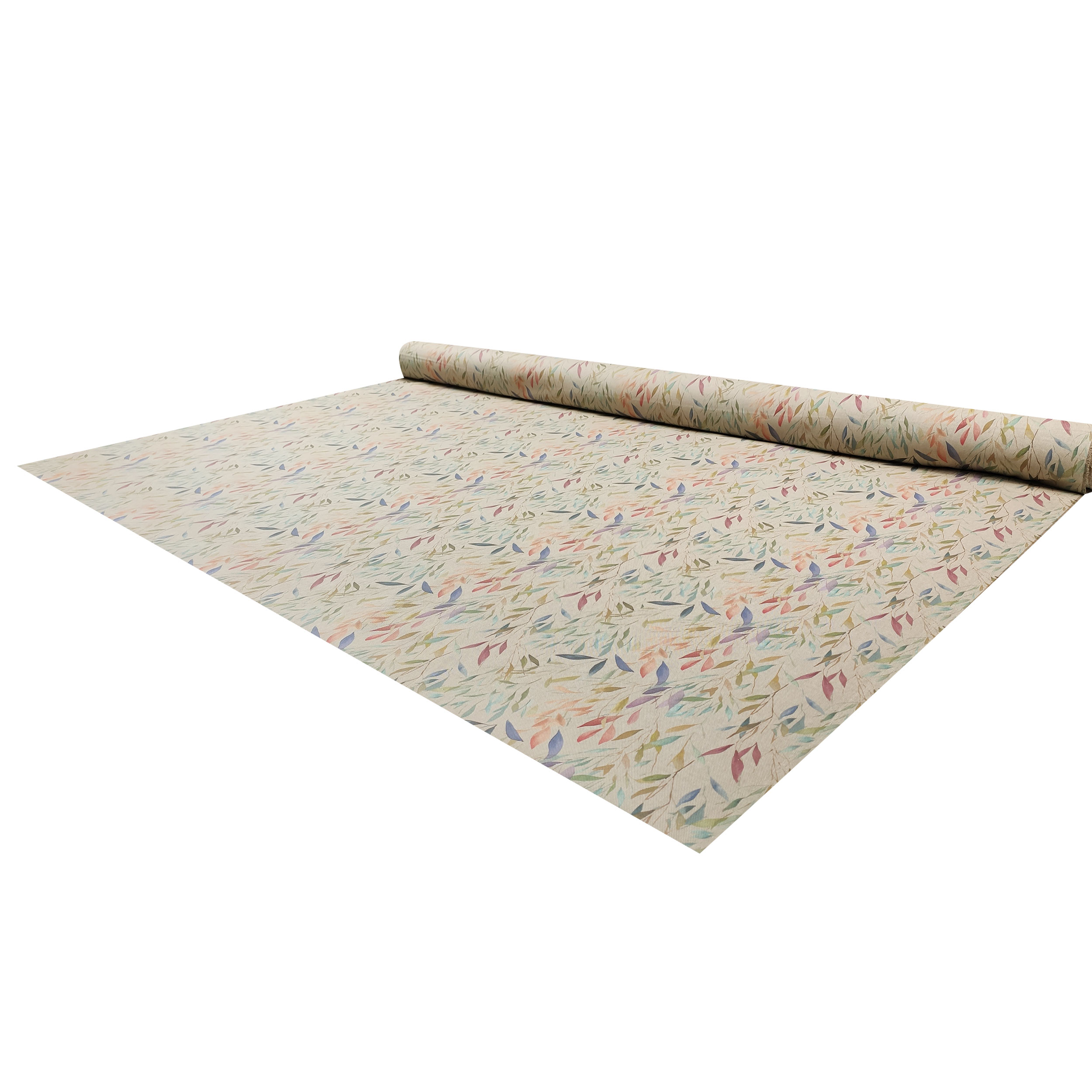 Tissu en coton mélangé Feuilles colorées Image