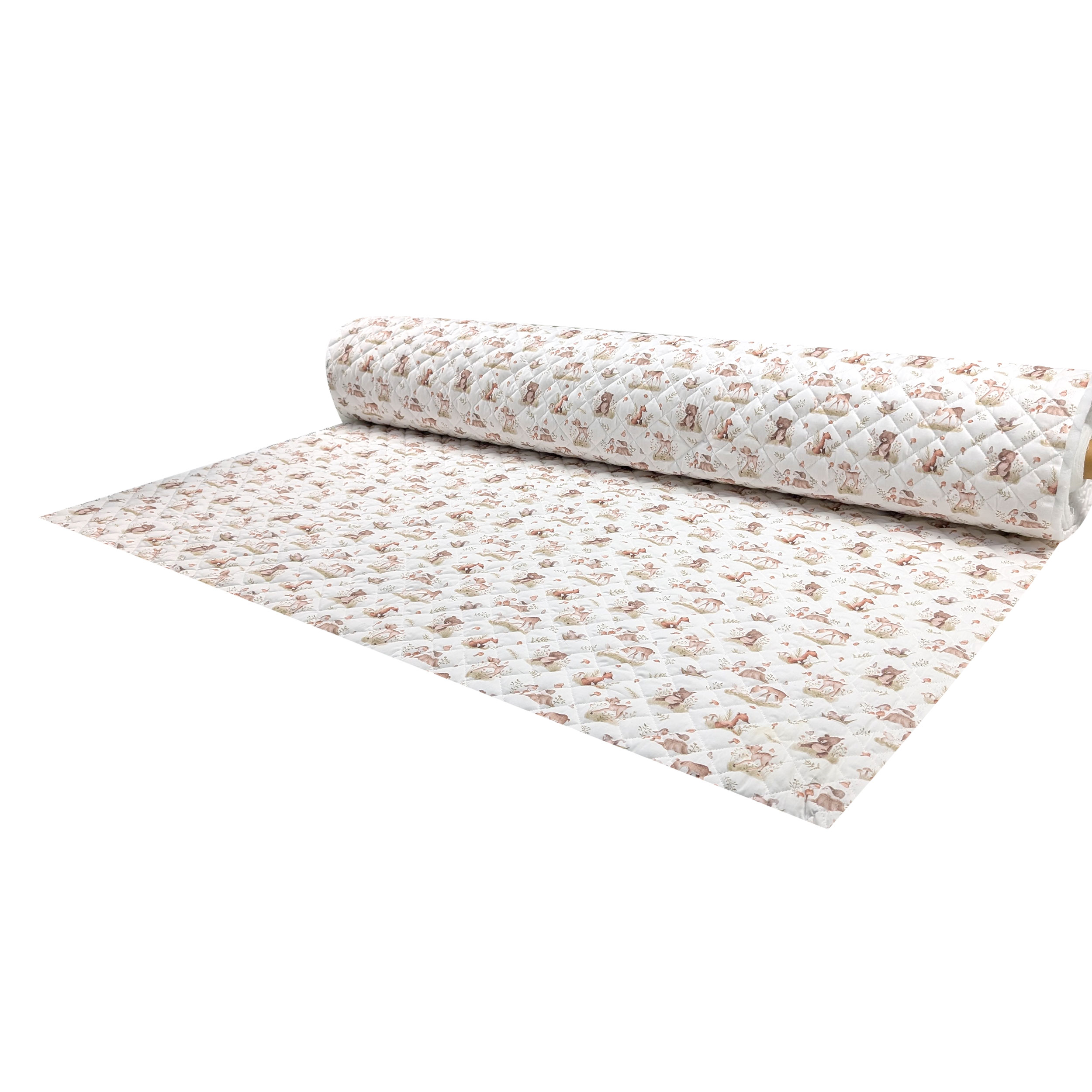 Amici del Bosco Quilted Fabric Image