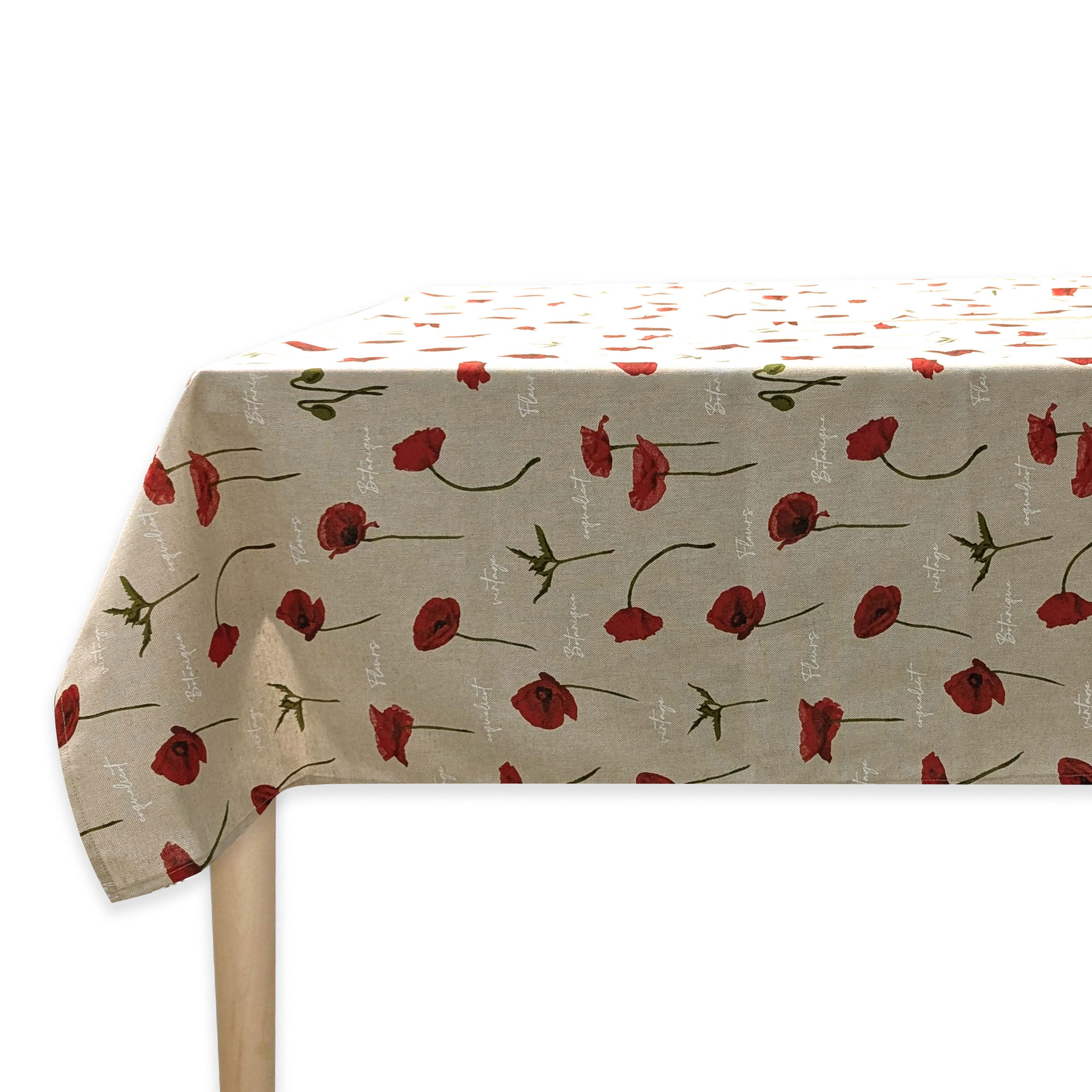 Vintage Poppies Tablecloth Image