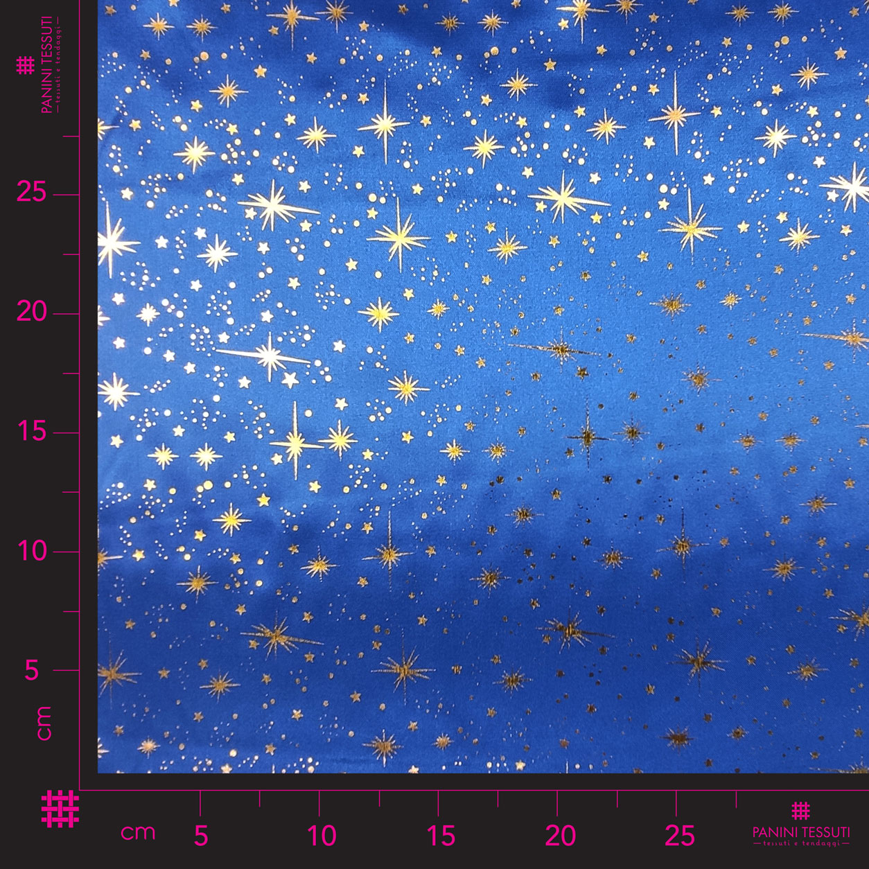 tessuto-raso-stampato-stelle-oro