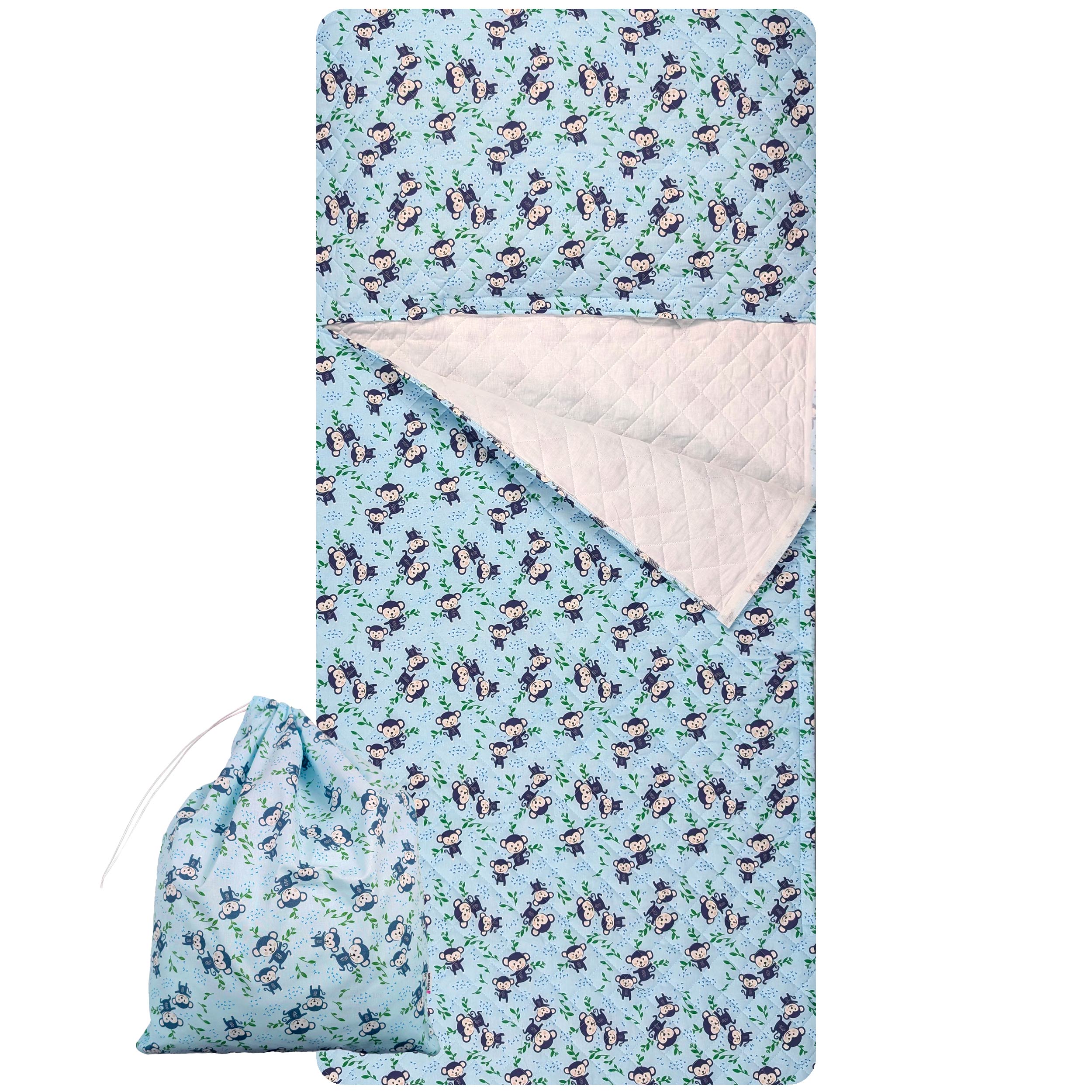 Blue Monkey Sleeping Bag Image